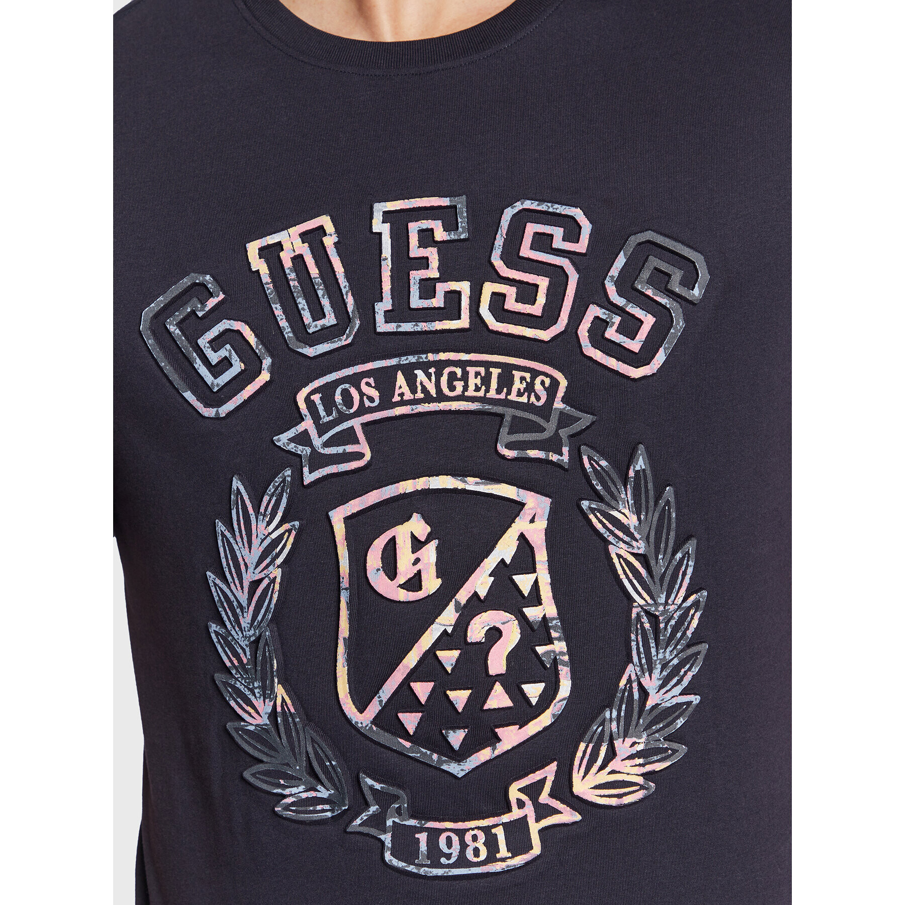 Guess Tricou M3RI03 I3Z14 Bleumarin Slim Fit - Pled.ro