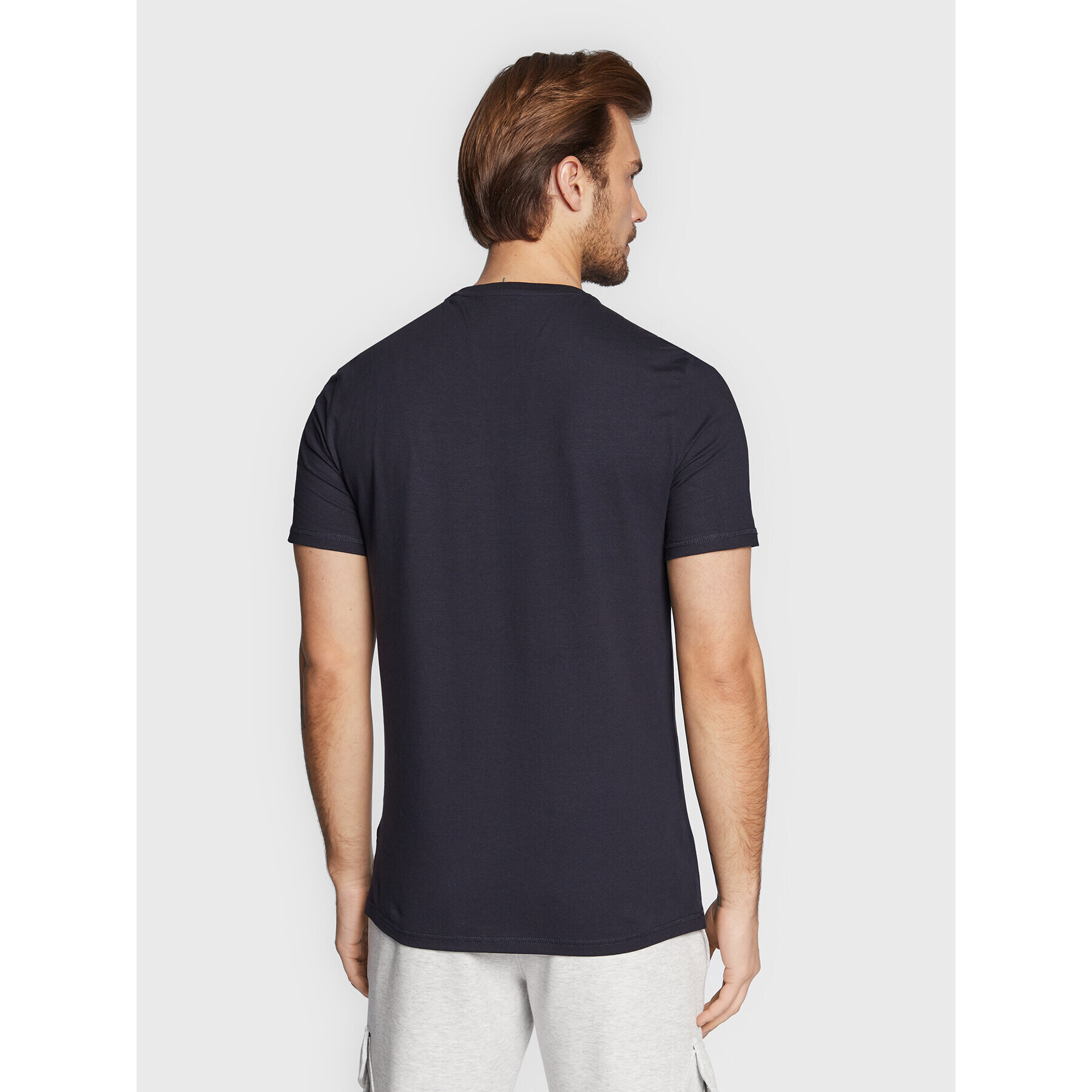 Guess Tricou M3RI19 J1314 Bleumarin Slim Fit - Pled.ro