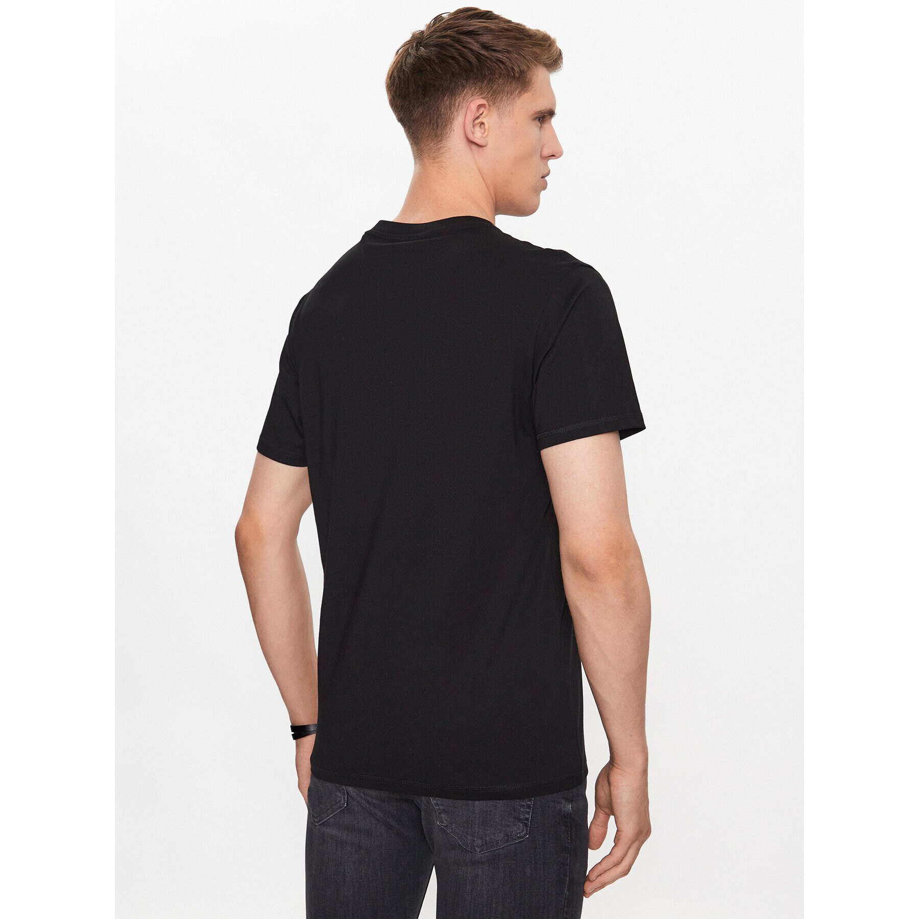 Guess Tricou M3YI18 K8FQ4 Negru Regular Fit - Pled.ro