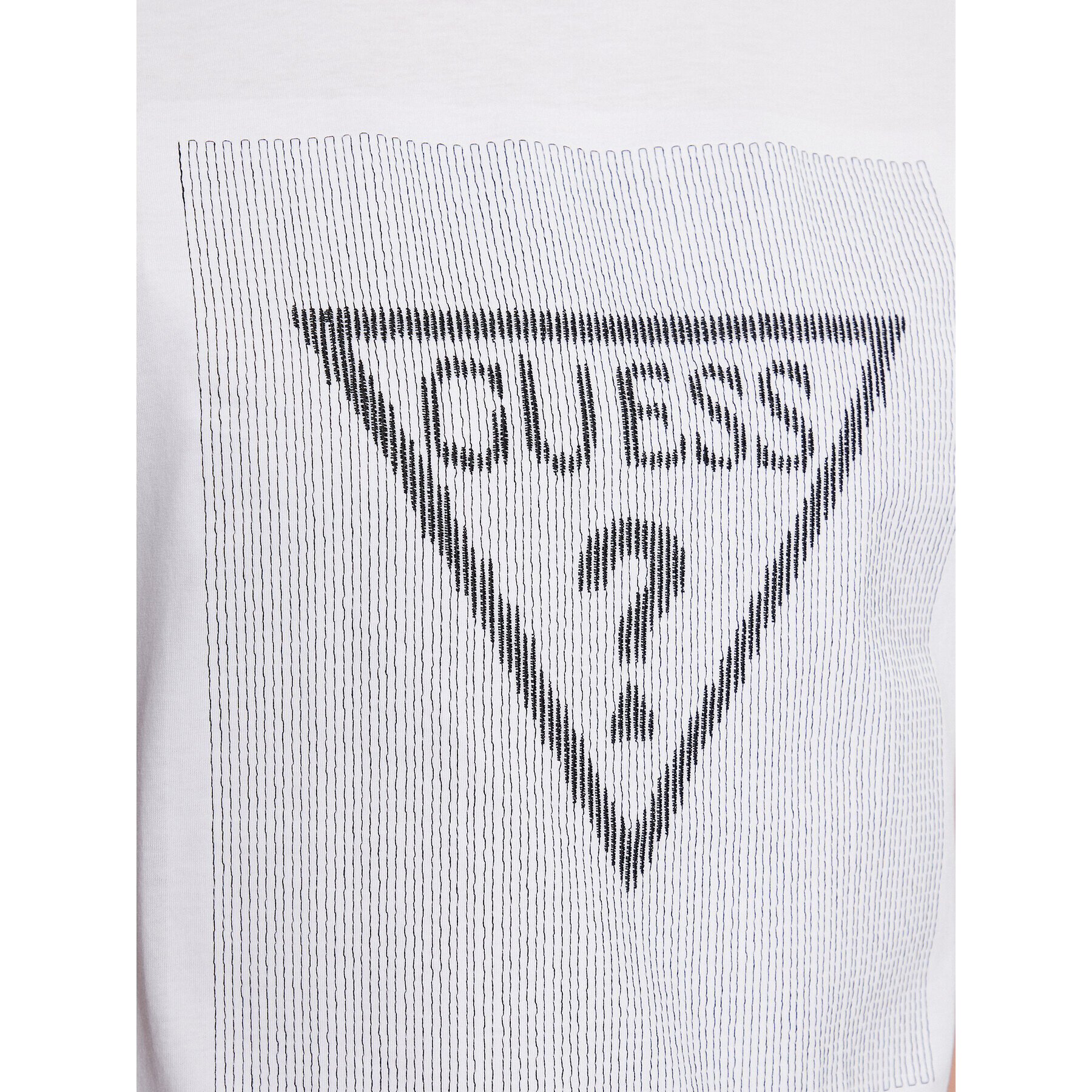 Guess Tricou M3YI91 K9RM1 Alb Slim Fit - Pled.ro