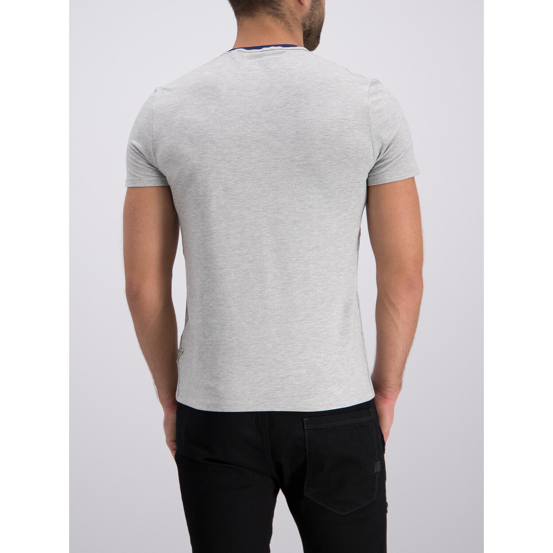 Guess Tricou M92I24 J1300 Gri Super Slim Fit - Pled.ro