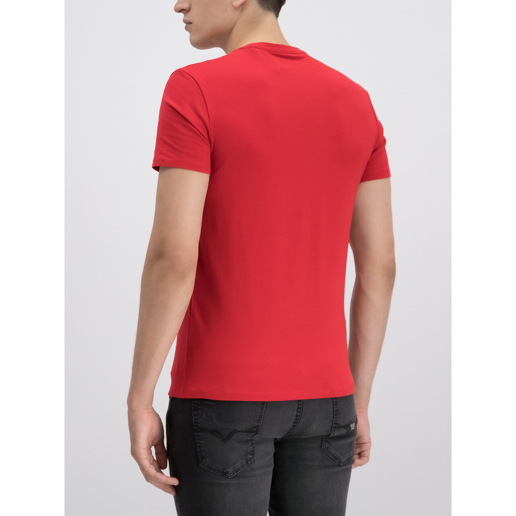 Guess Tricou M93I51 J1300 Roșu Slim Fit - Pled.ro