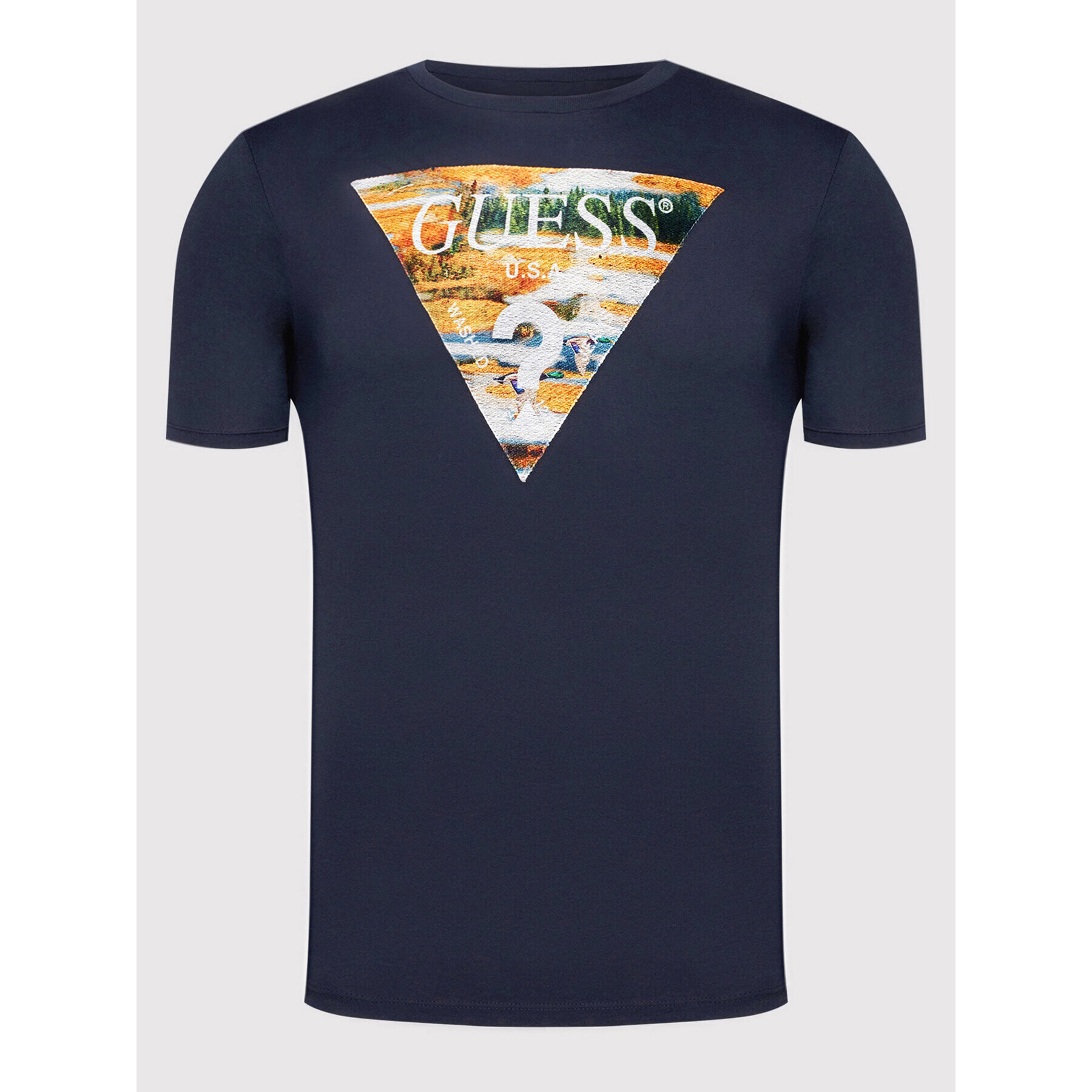 Guess Tricou MBBI41 K9RM0 Bleumarin Regular Fit - Pled.ro