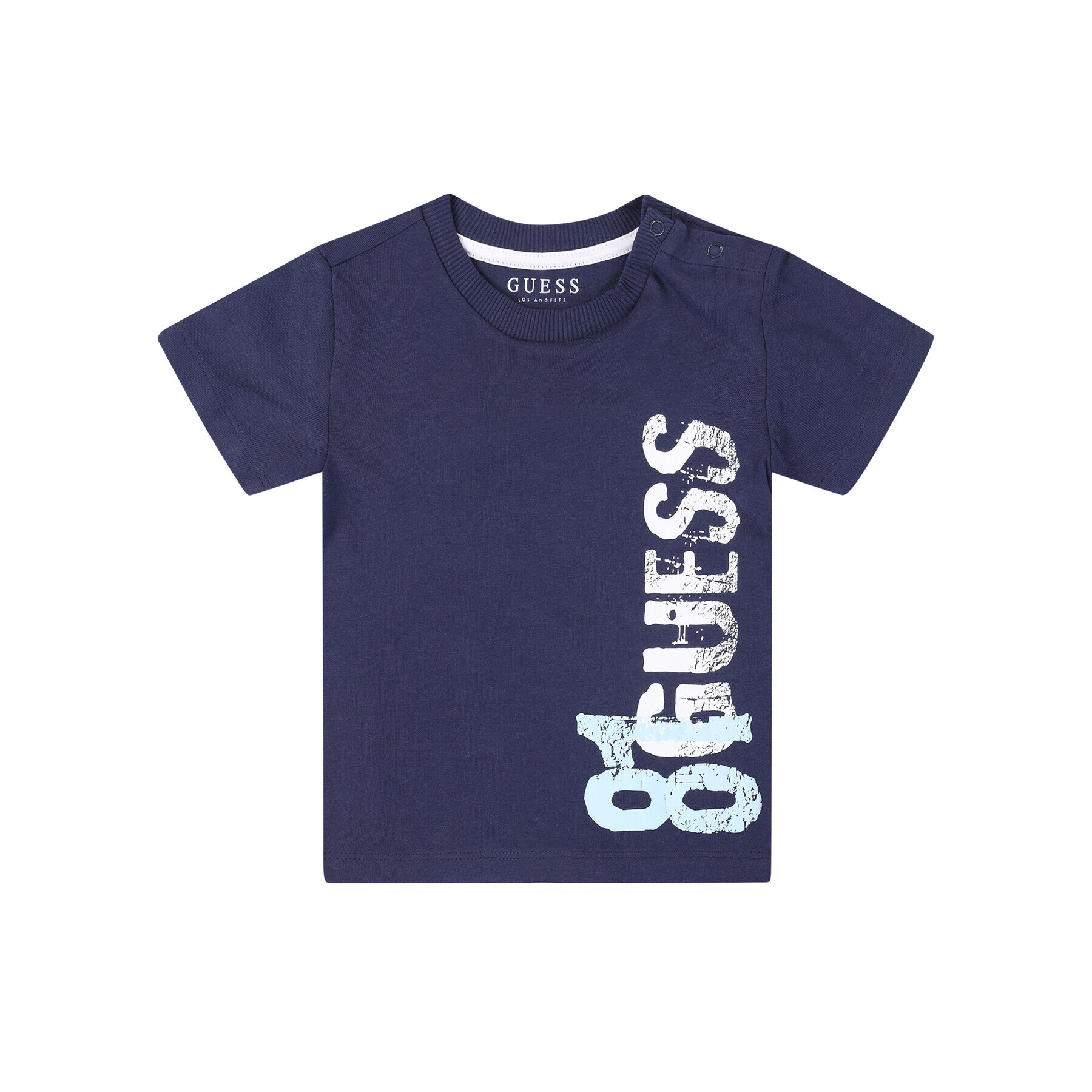 Guess Tricou N02I00 K9N50 Bleumarin Regular Fit - Pled.ro