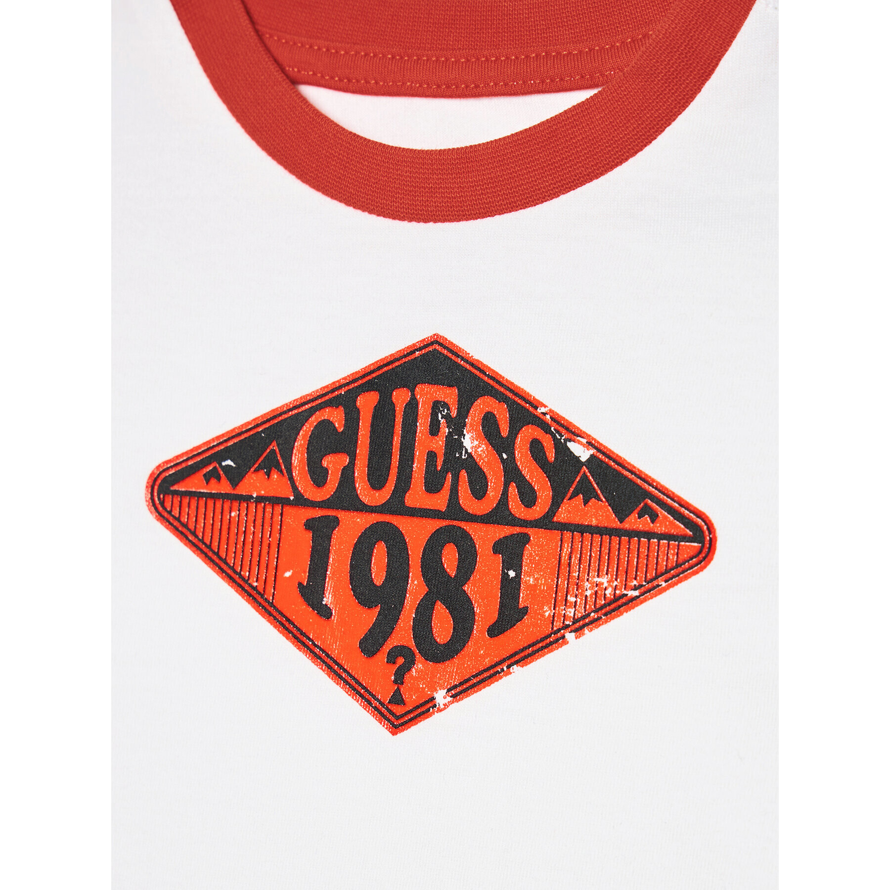 Guess Tricou N1GI10 K8HM0 Alb Regular Fit - Pled.ro