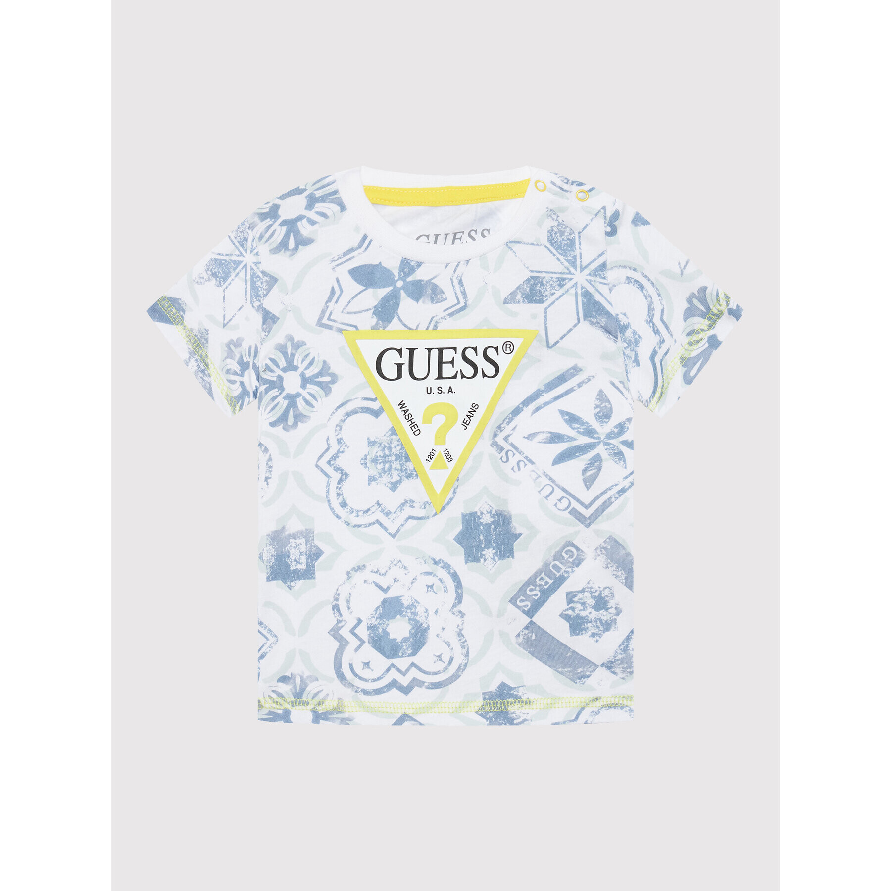 Guess Tricou N2GI06 K8HM3 Alb Regular Fit - Pled.ro