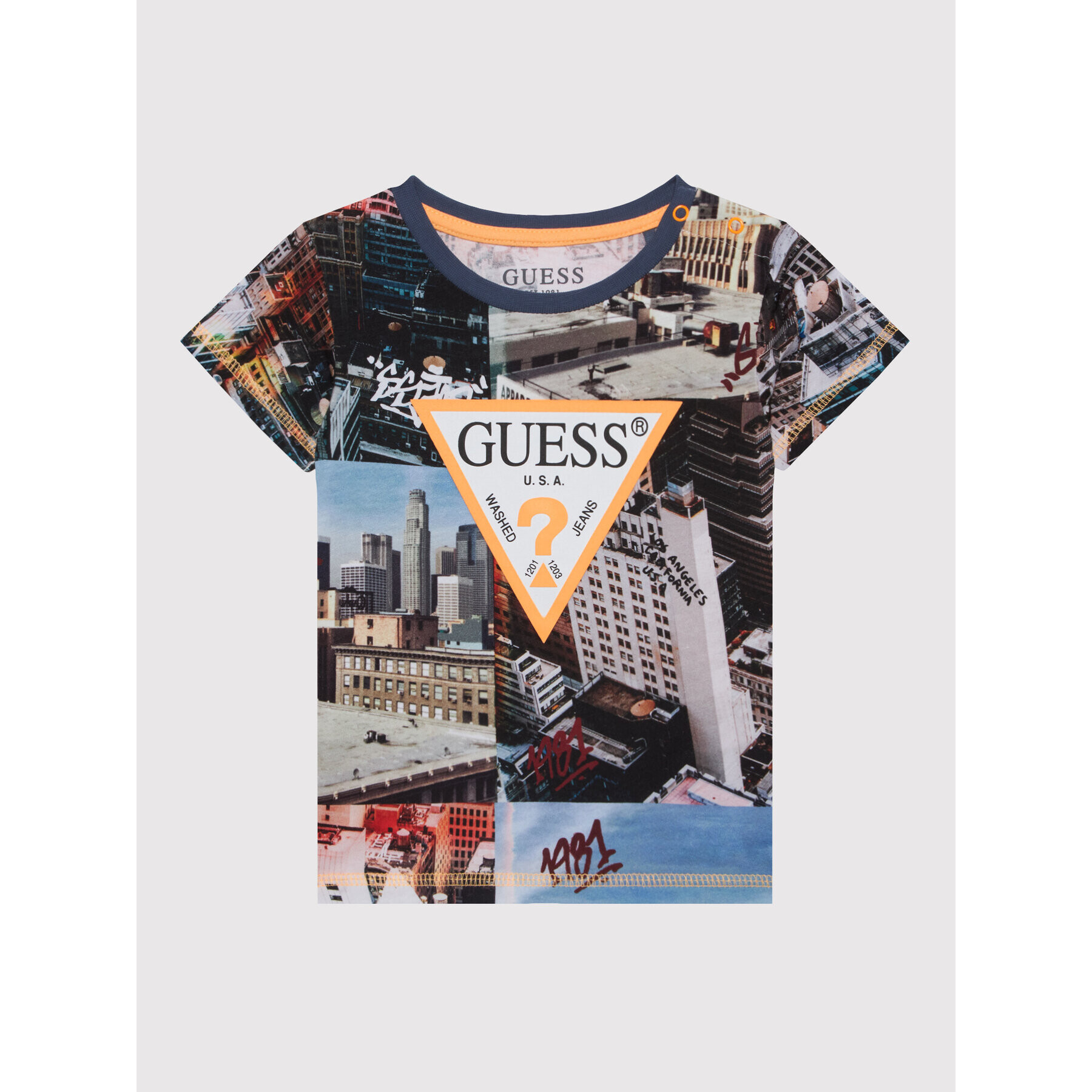 Guess Tricou N2GI06 K8HM3 Colorat Regular Fit - Pled.ro