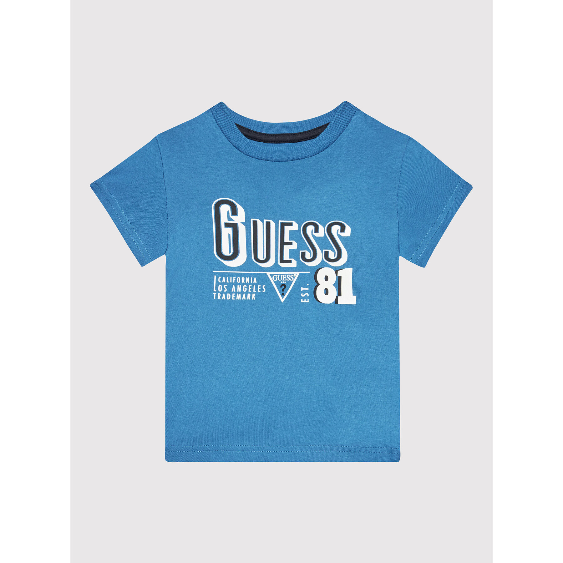 Guess Tricou N2GI07 K8HM0 Albastru Regular Fit - Pled.ro