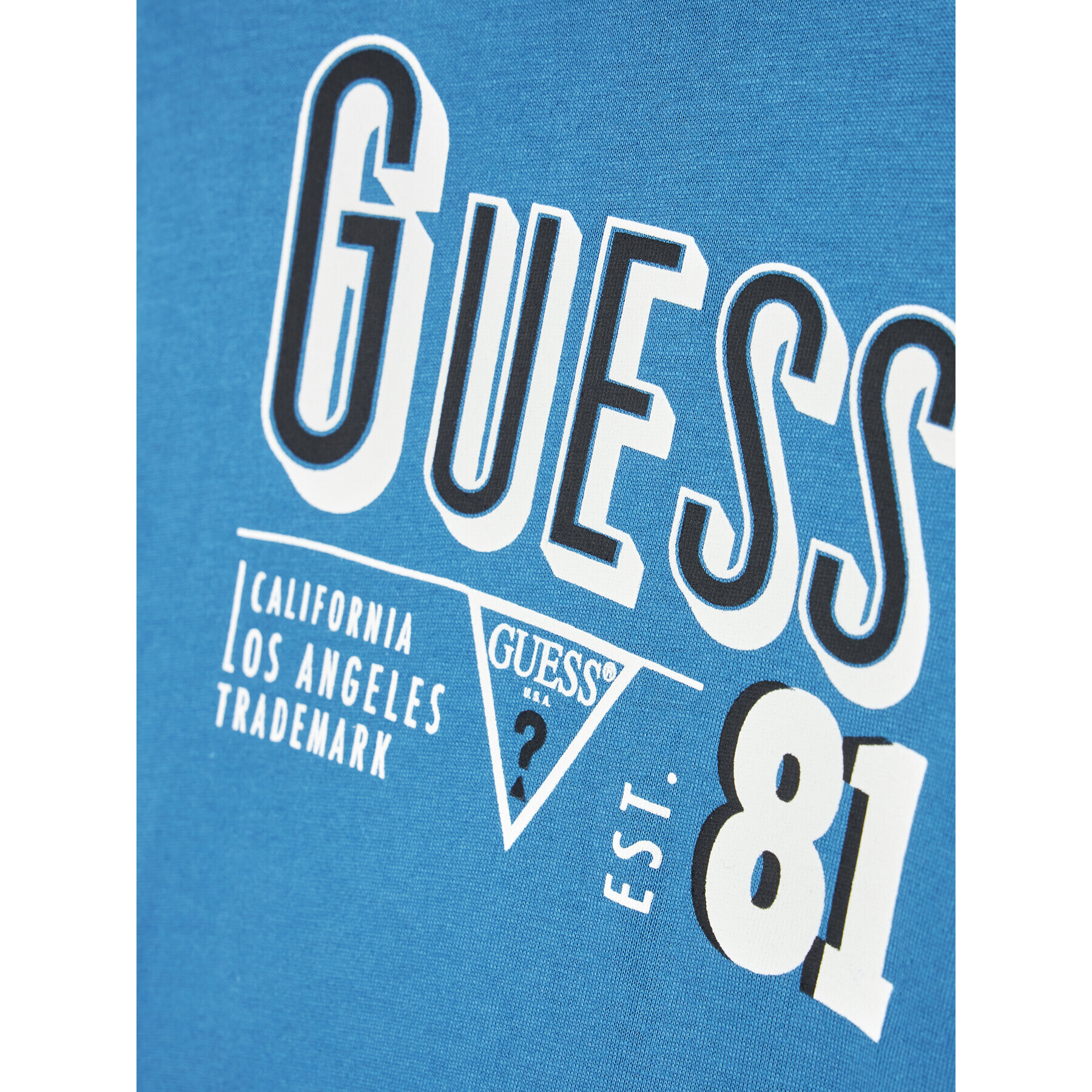 Guess Tricou N2GI07 K8HM0 Albastru Regular Fit - Pled.ro