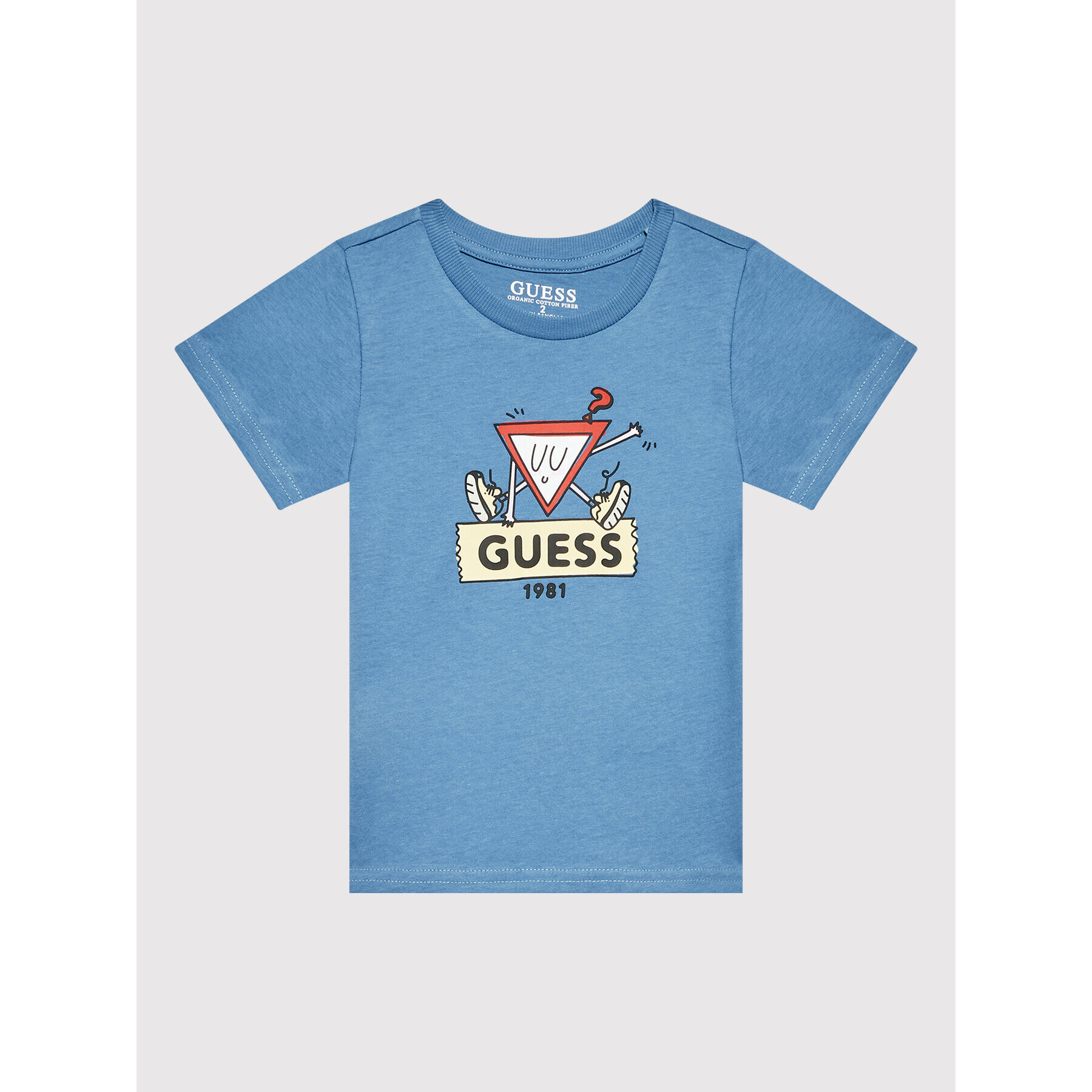 Guess Tricou N2YI02 K8HM0 Albastru Regular Fit - Pled.ro