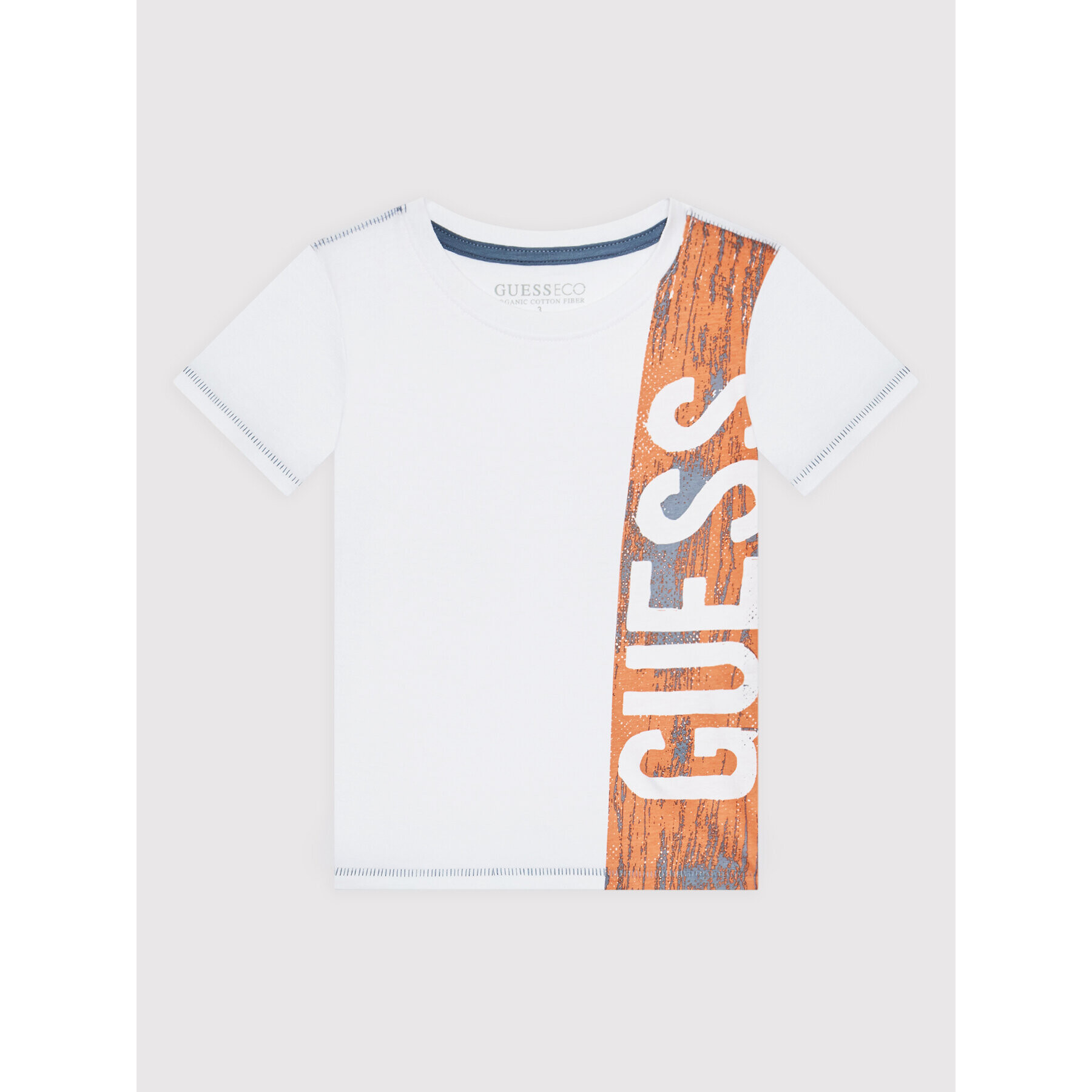 Guess Tricou N2YI19 K8HM0 Alb Regular Fit - Pled.ro