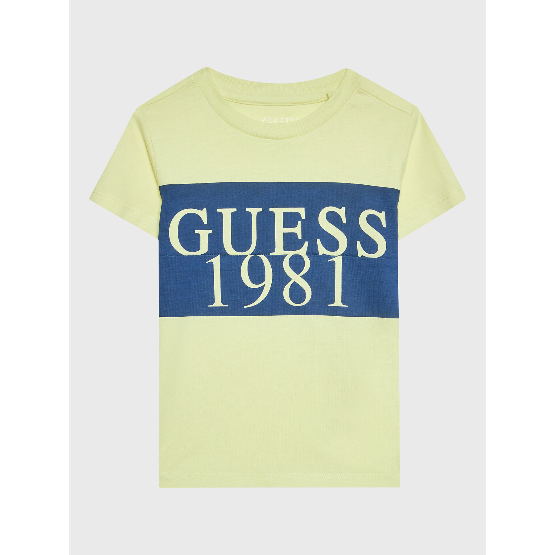 Guess Tricou N3GI02 K8HM0 Galben Regular Fit - Pled.ro