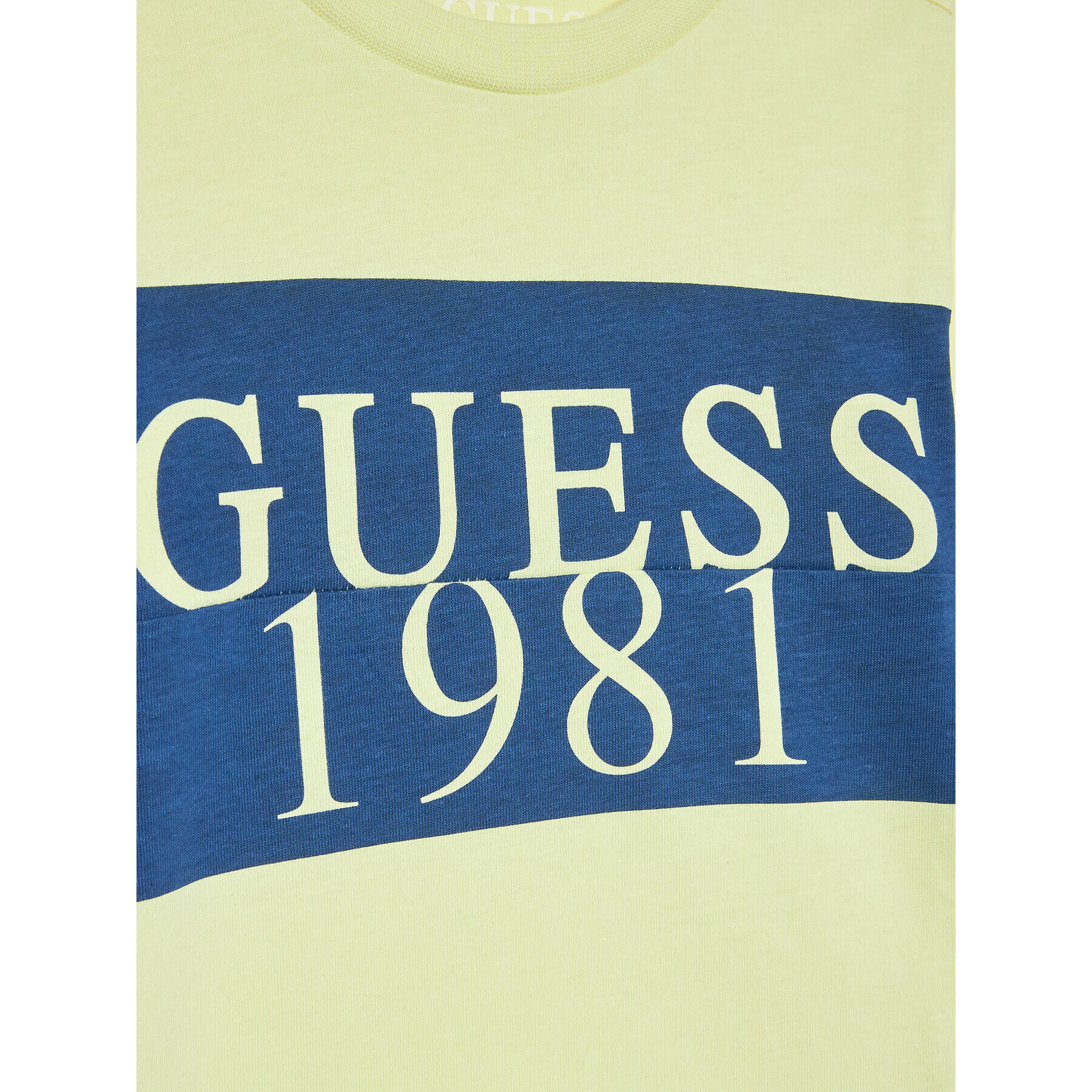 Guess Tricou N3GI02 K8HM0 Galben Regular Fit - Pled.ro