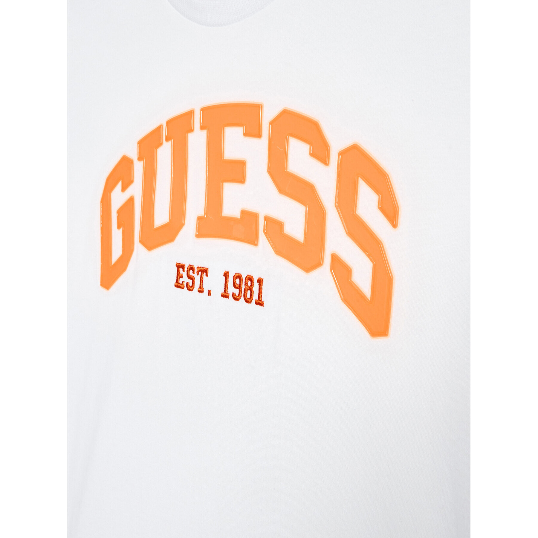 Guess Tricou N3RI07 K8HM3 Alb Regular Fit - Pled.ro