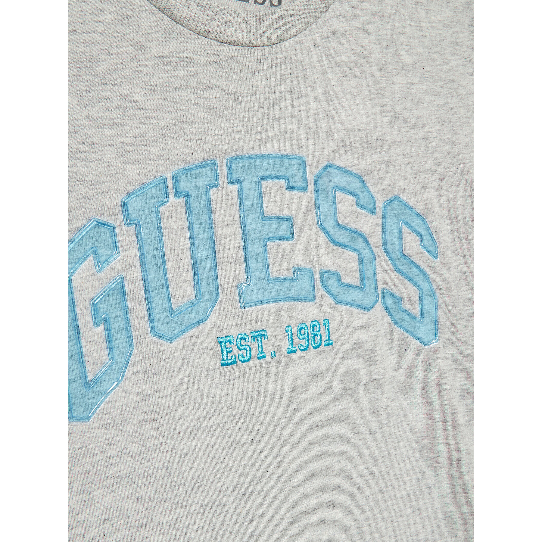 Guess Tricou N3RI07 K8HM3 Gri Regular Fit - Pled.ro