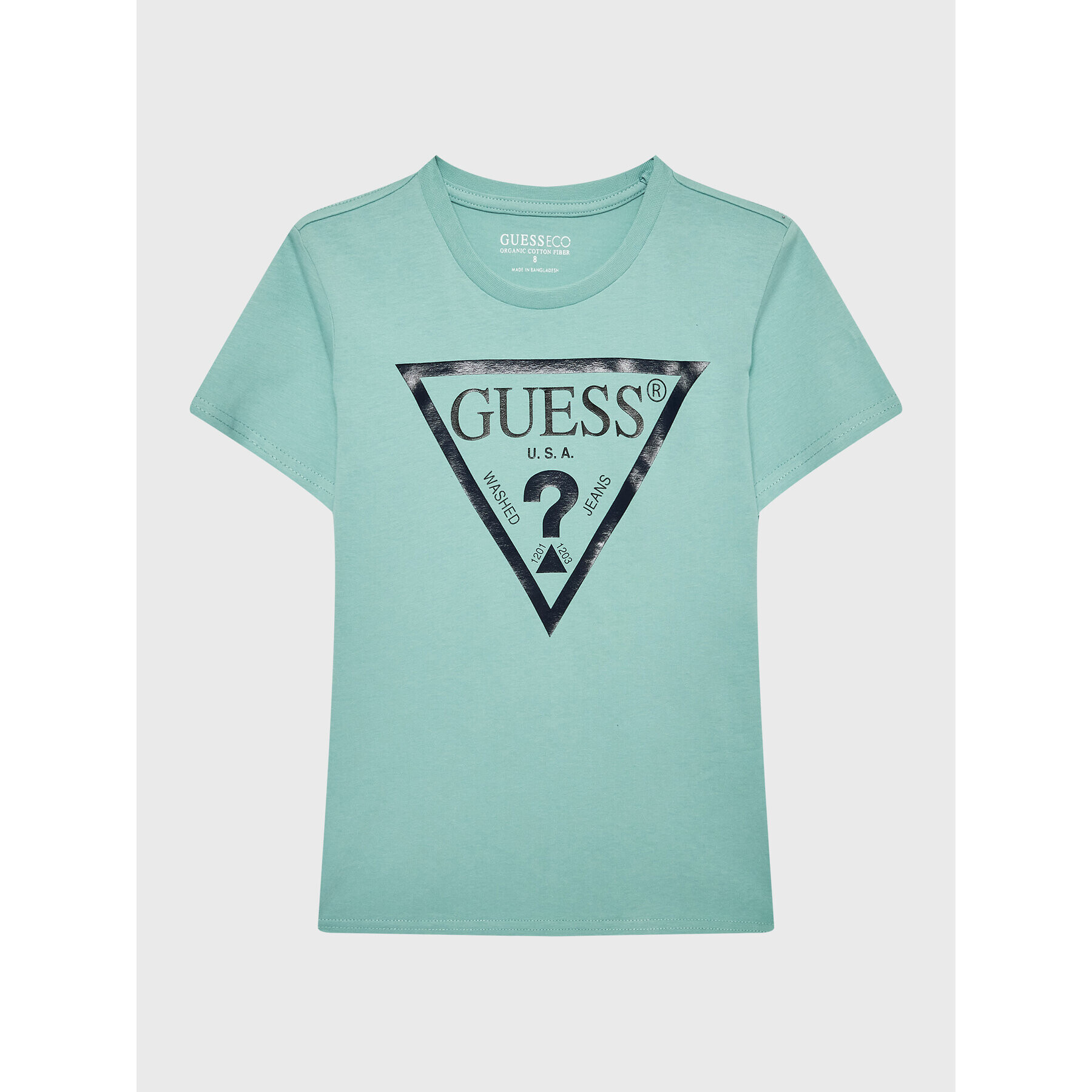 Guess Tricou N73I55 K8HM0 Albastru Regular Fit - Pled.ro