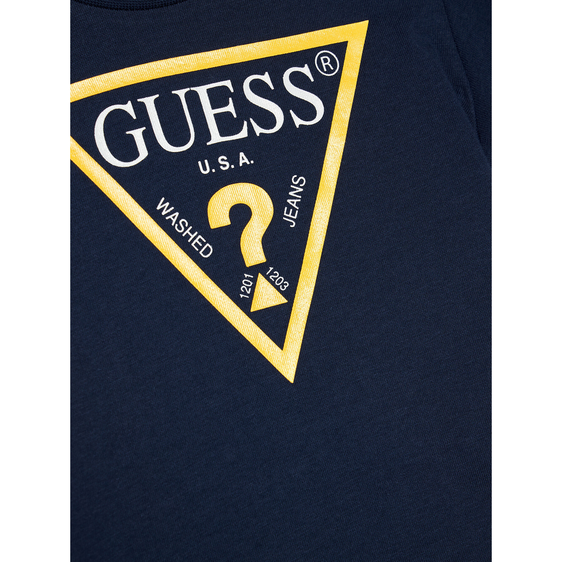 Guess Tricou N73I55 K8HM0 Bleumarin Regular Fit - Pled.ro