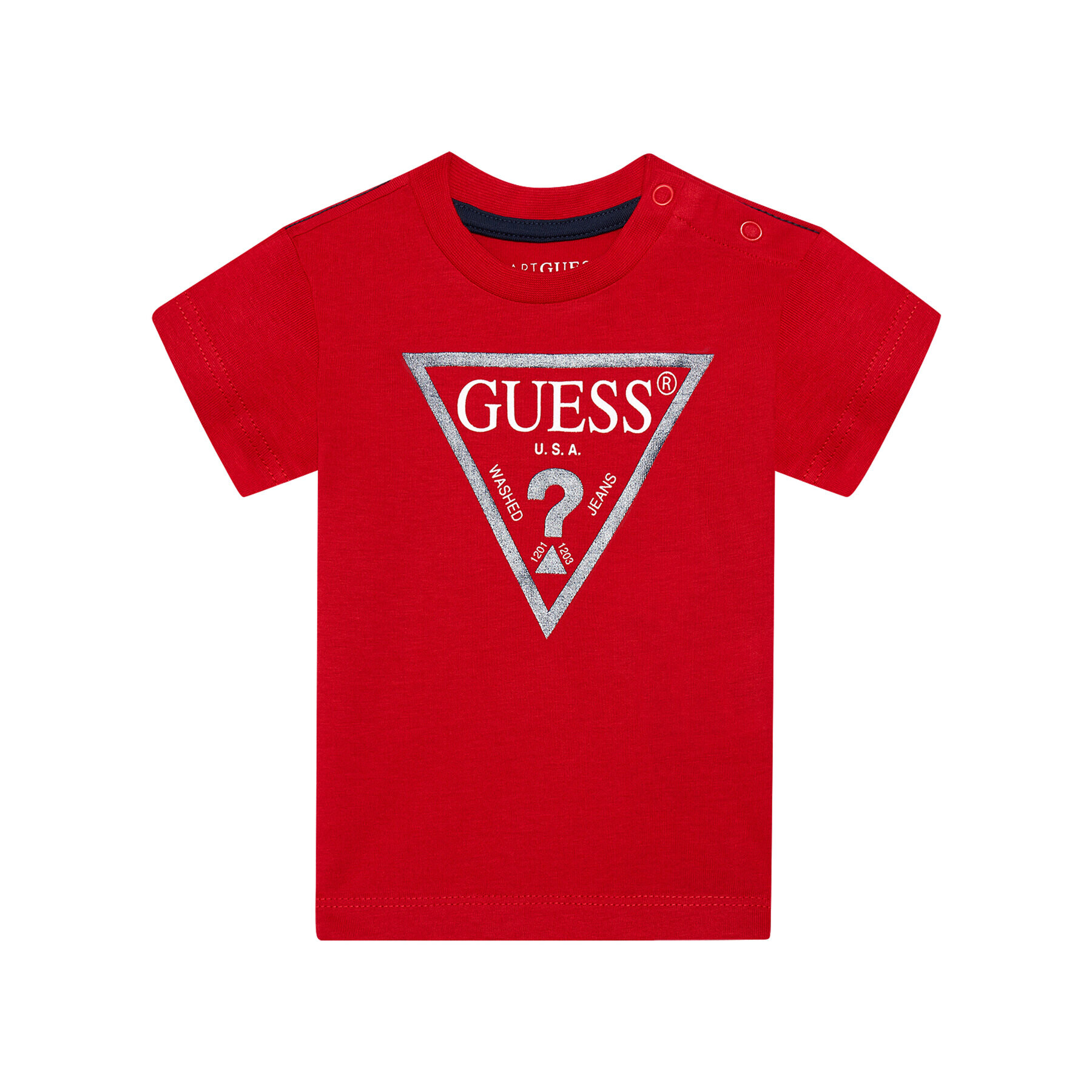 Guess Tricou N73I55 K8HM0 Roșu Regular Fit - Pled.ro