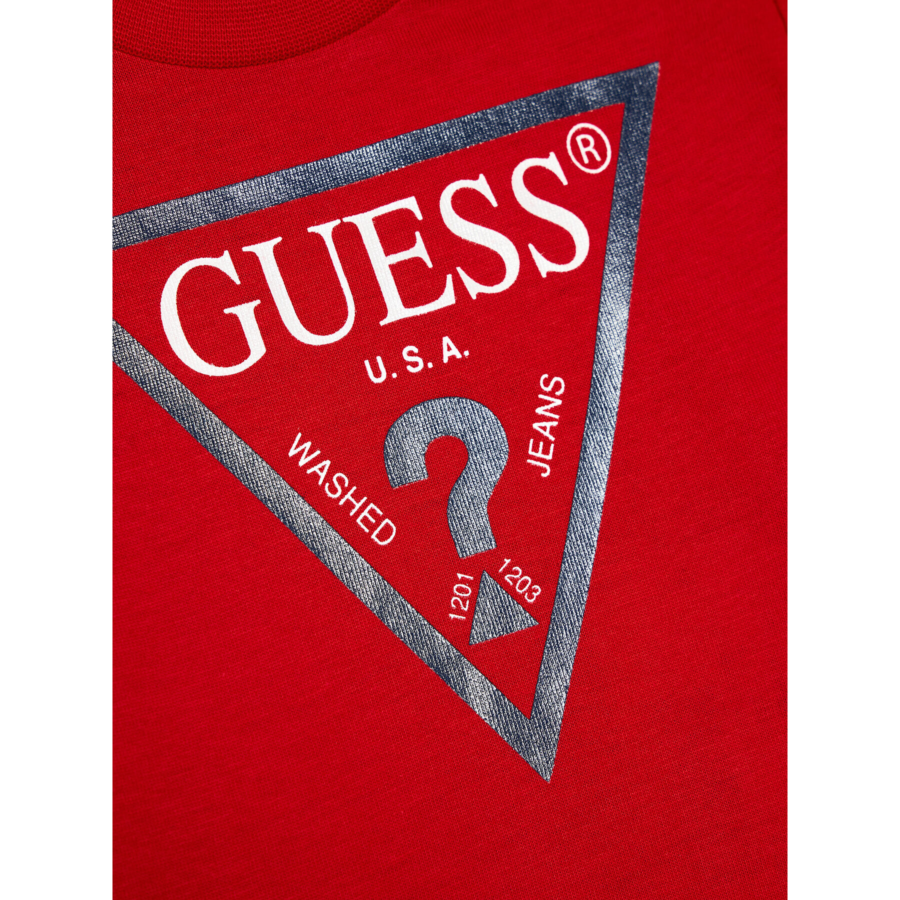 Guess Tricou N73I55 K8HM0 Roșu Regular Fit - Pled.ro