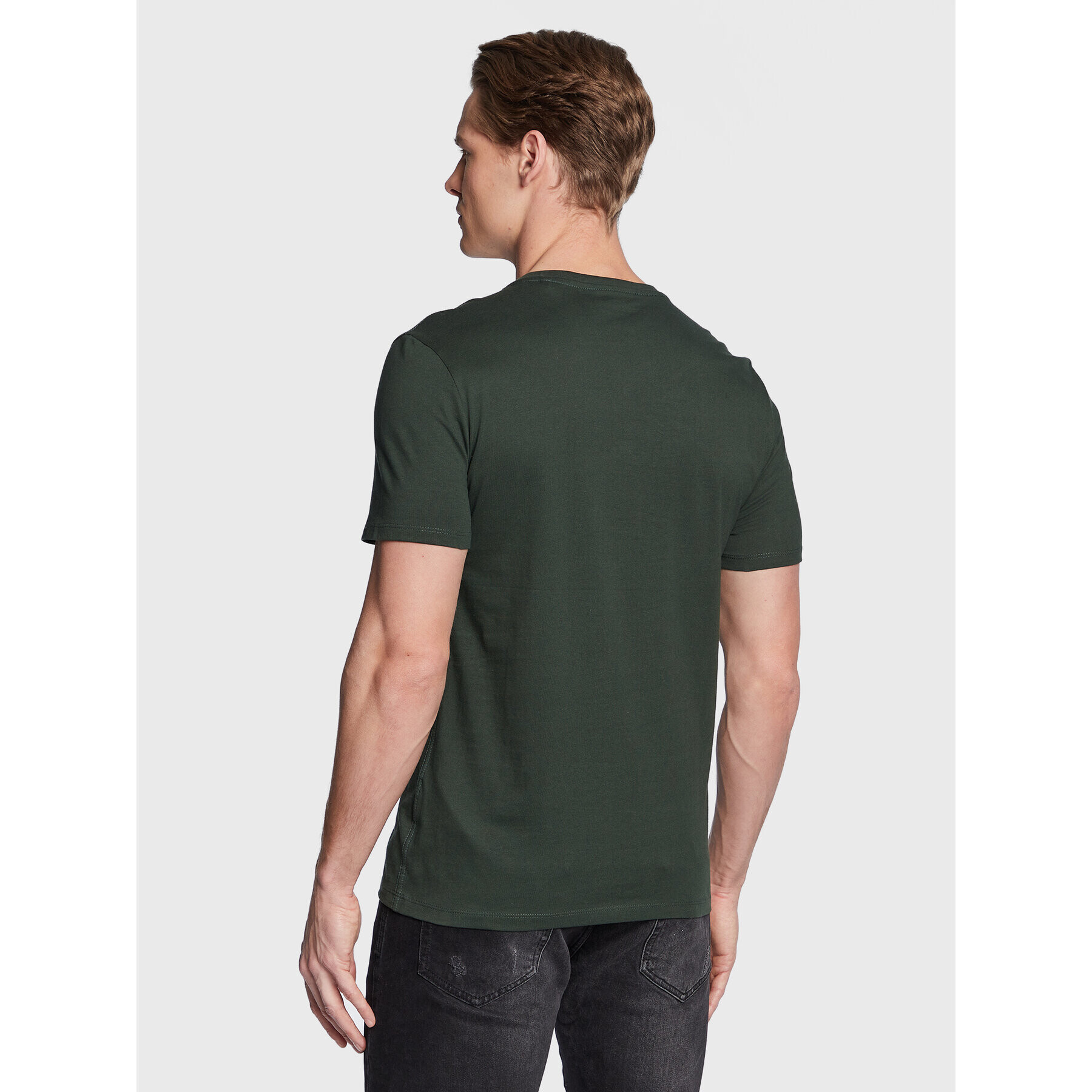 Guess Tricou Original Logo M2YI71 I3Z11 Verde Slim Fit - Pled.ro