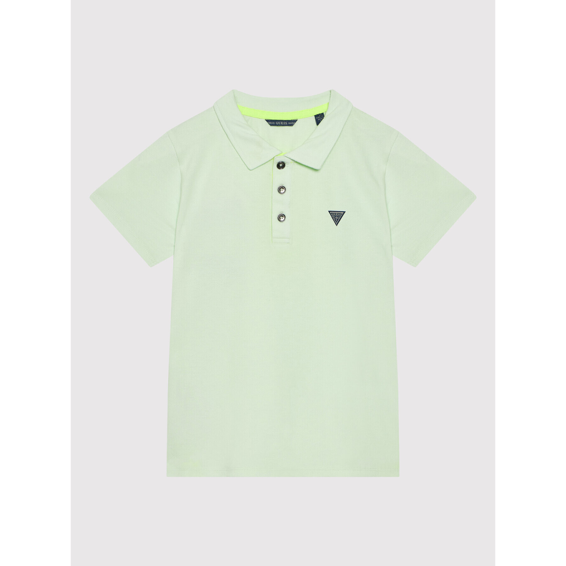 Guess Tricou polo L2GP02 KAPY0 Verde Regular Fit - Pled.ro