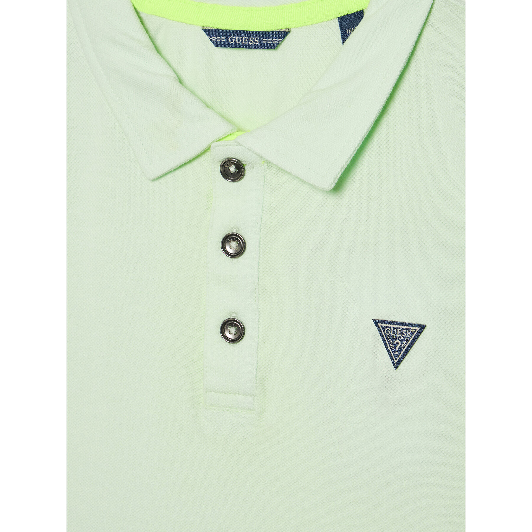 Guess Tricou polo L2GP02 KAPY0 Verde Regular Fit - Pled.ro