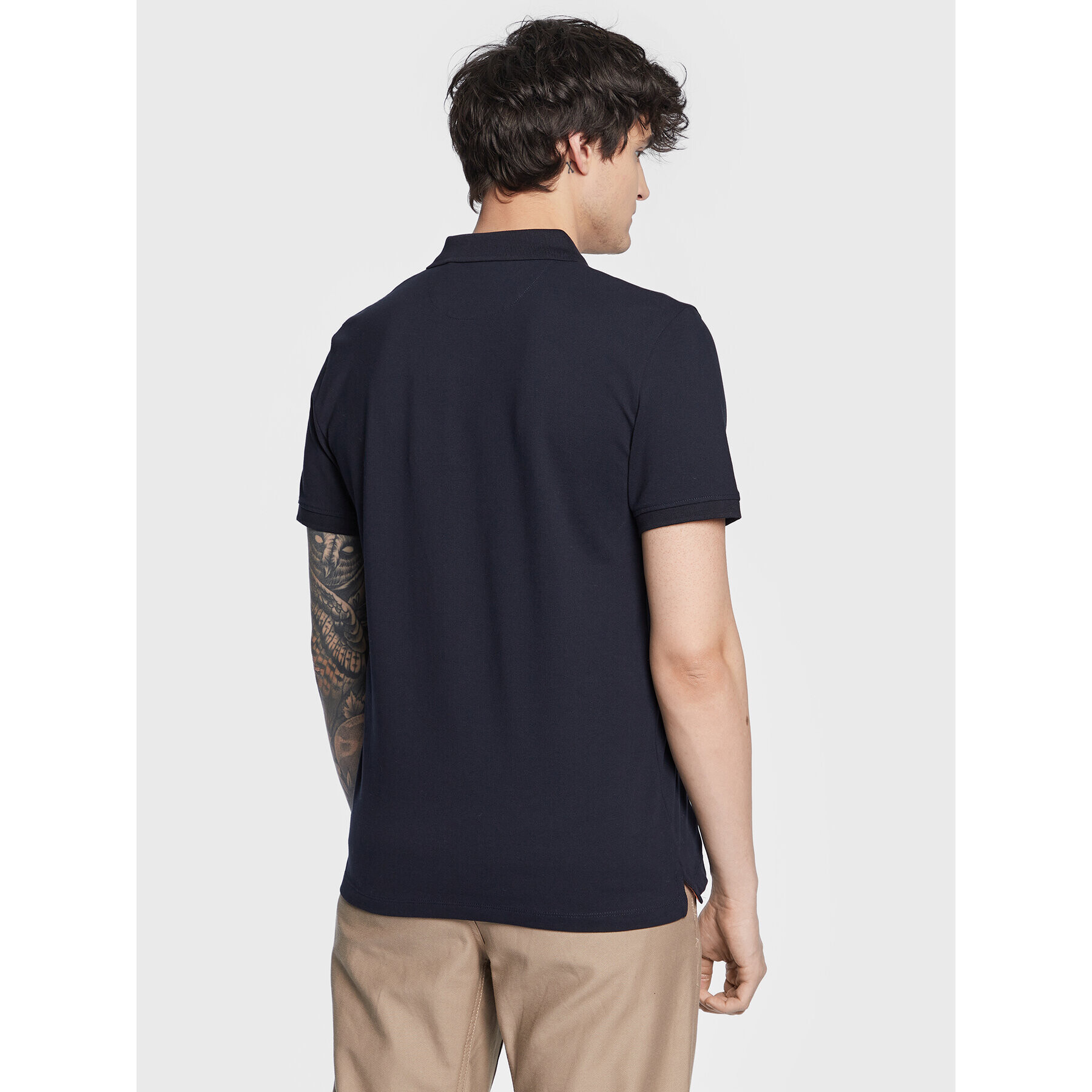 Guess Tricou polo Lyle M3GP60 K7O64 Bleumarin Slim Fit - Pled.ro