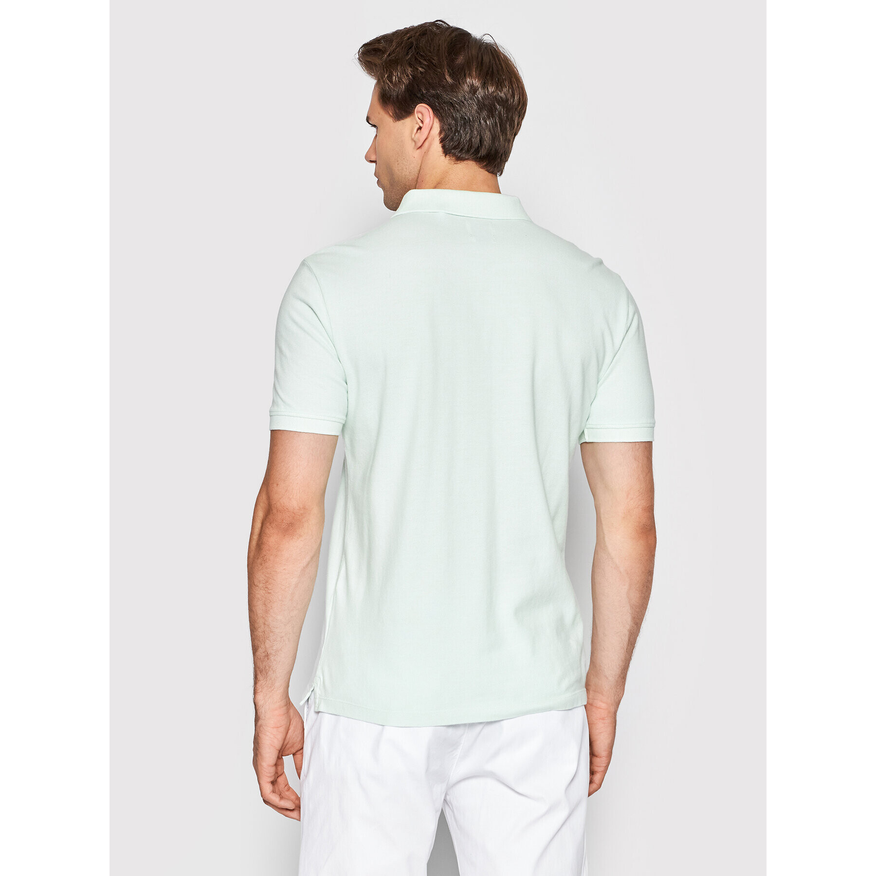 Guess Tricou polo M1BP01 K9WF1 Verde Slim Fit - Pled.ro