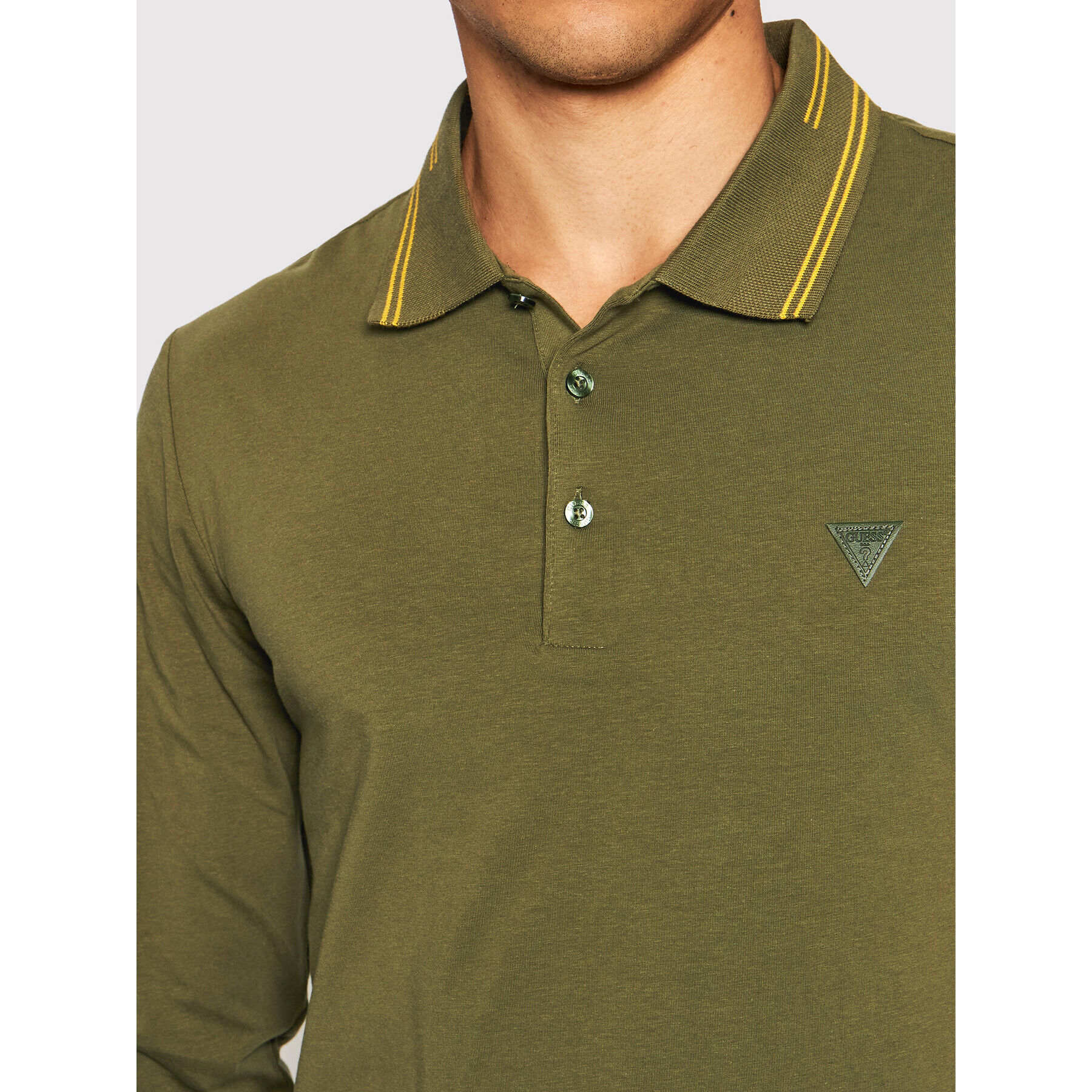 Guess Tricou polo M1BP36 J1311 Verde Extra Slim Fit - Pled.ro