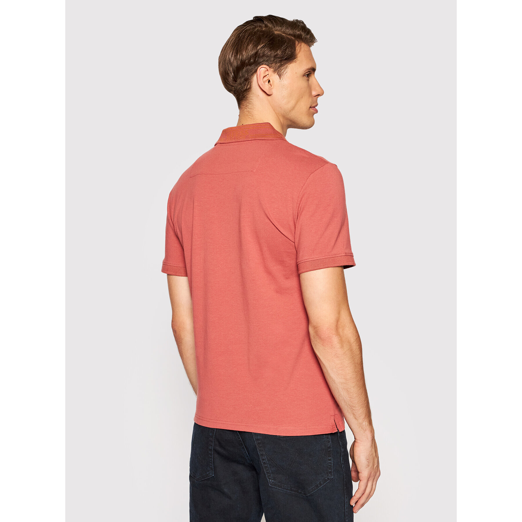 Guess Tricou polo M1BP66 J1311 Roșu Extra Slim Fit - Pled.ro