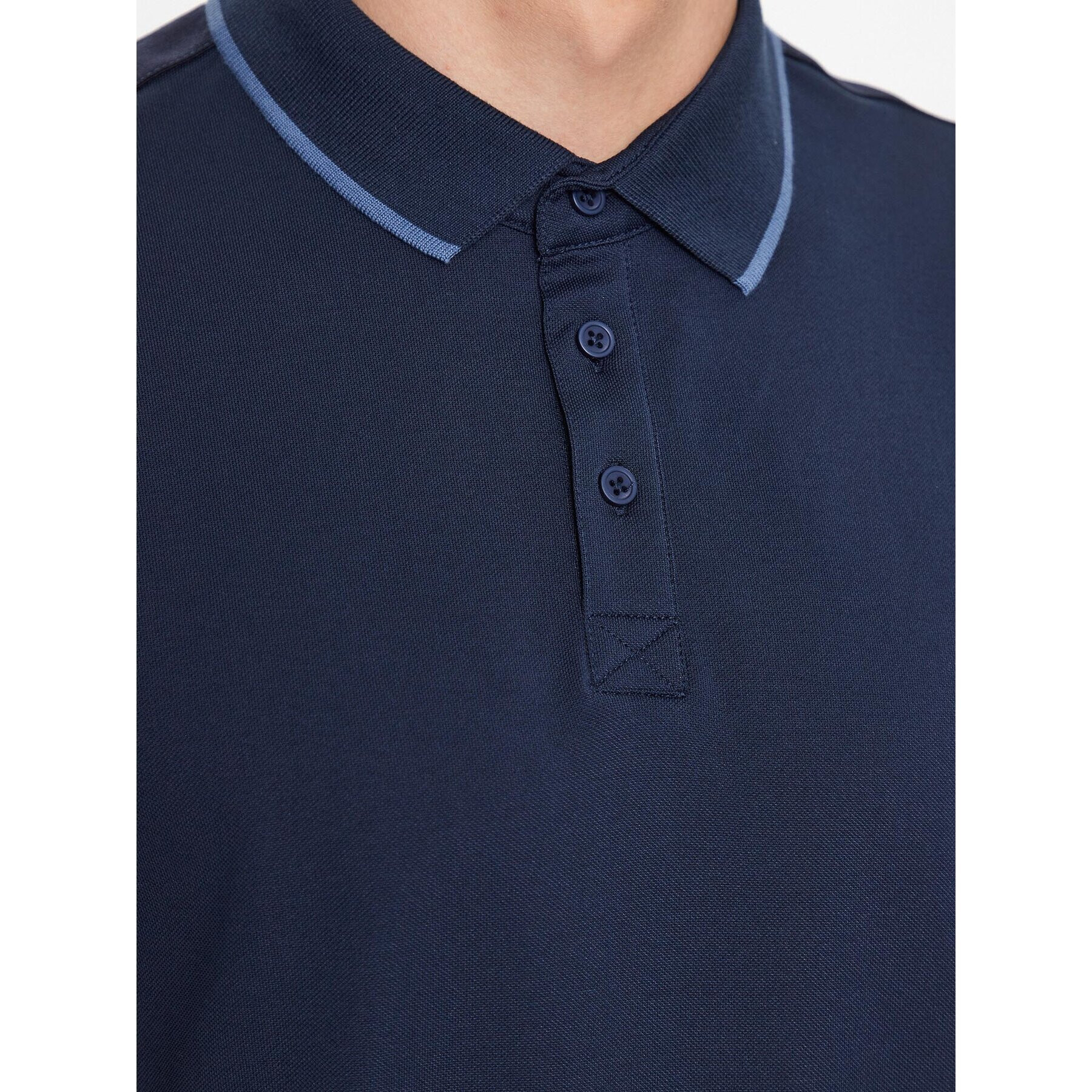 Guess Tricou polo Paul M2YP25 KARS0 Bleumarin Regular Fit - Pled.ro