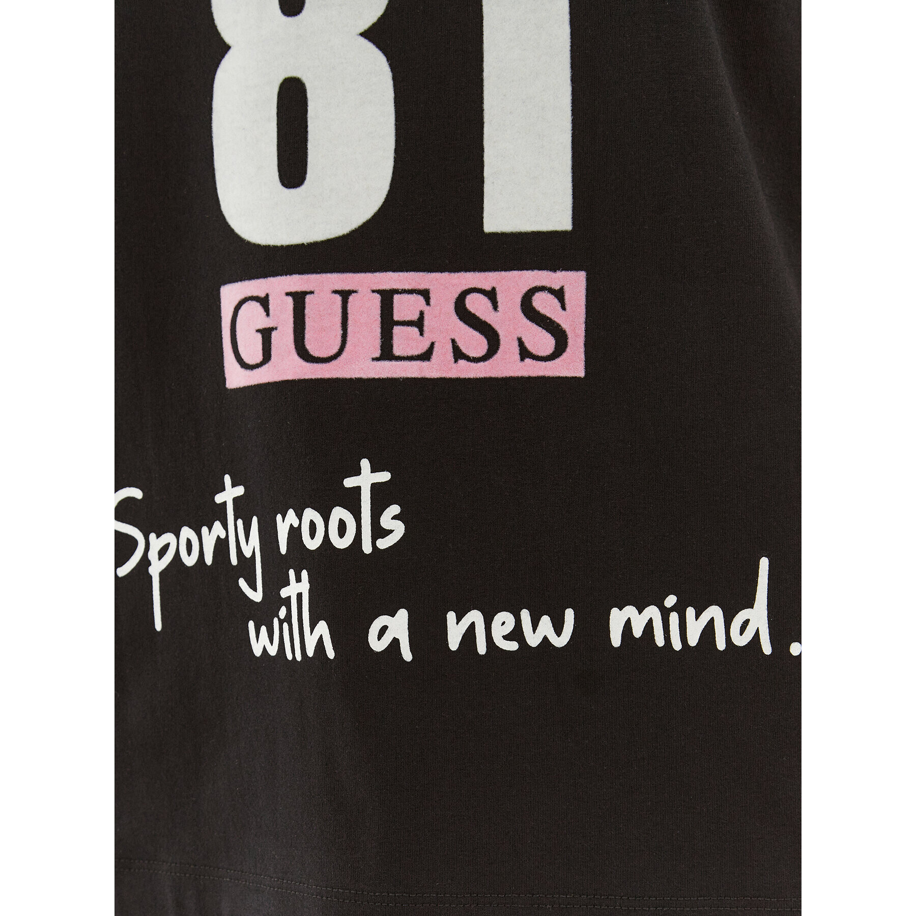 Guess Tricou V3BI00 KA260 Negru Regular Fit - Pled.ro