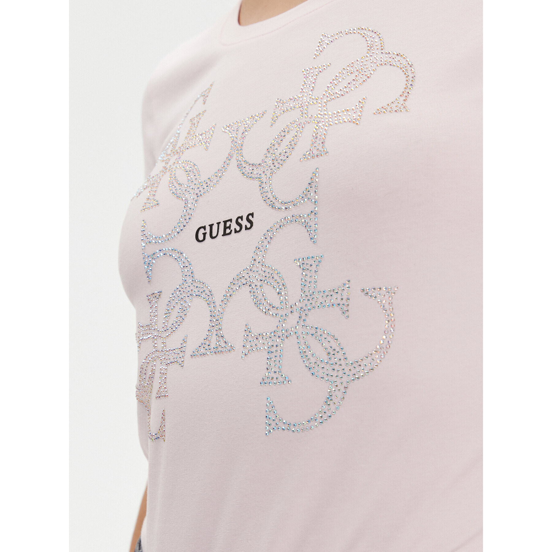 Guess Tricou W4RI35 J1314 Roz Slim Fit - Pled.ro