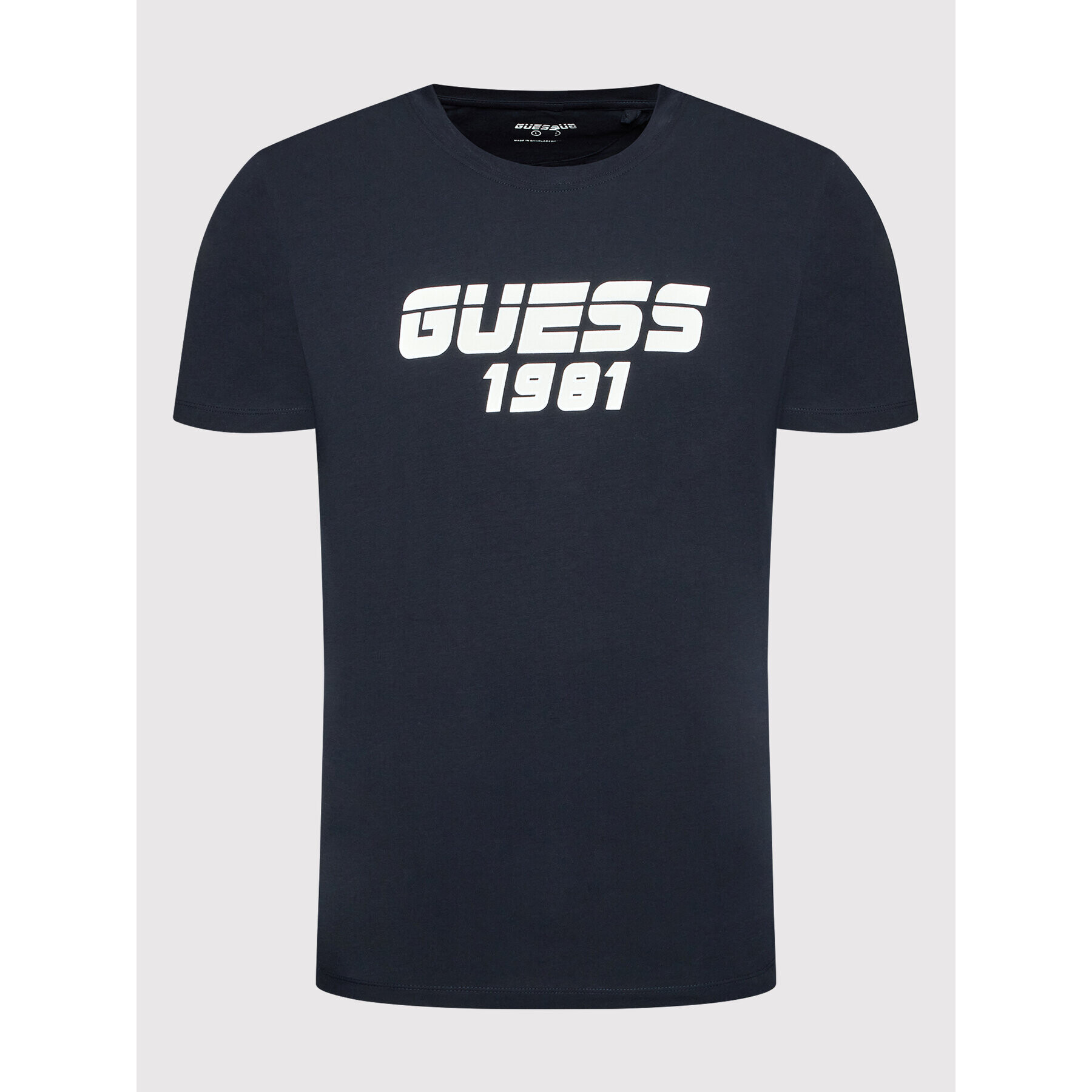 Guess Tricou Z2GI07 J1311 Bleumarin Regular Fit - Pled.ro