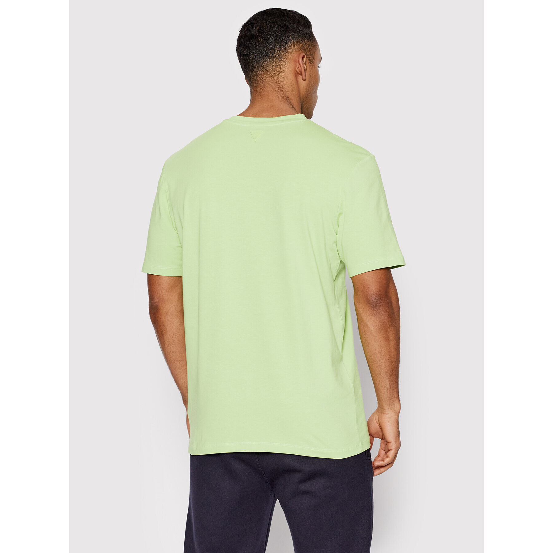 Guess Tricou Z2RI10 J1311 Verde Regular Fit - Pled.ro