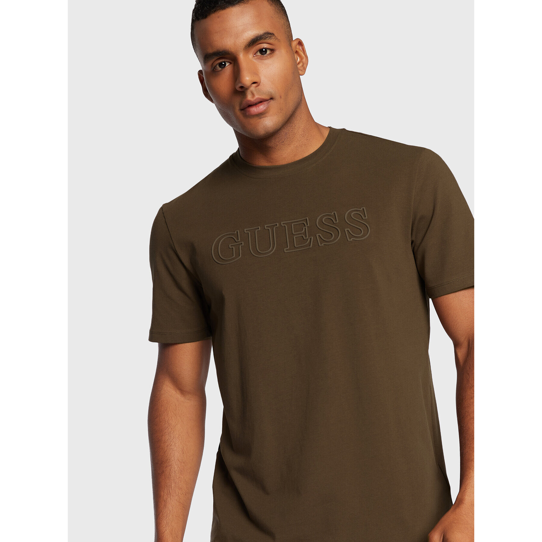 Guess Tricou Z2YI11 J1311 Maro Regular Fit - Pled.ro