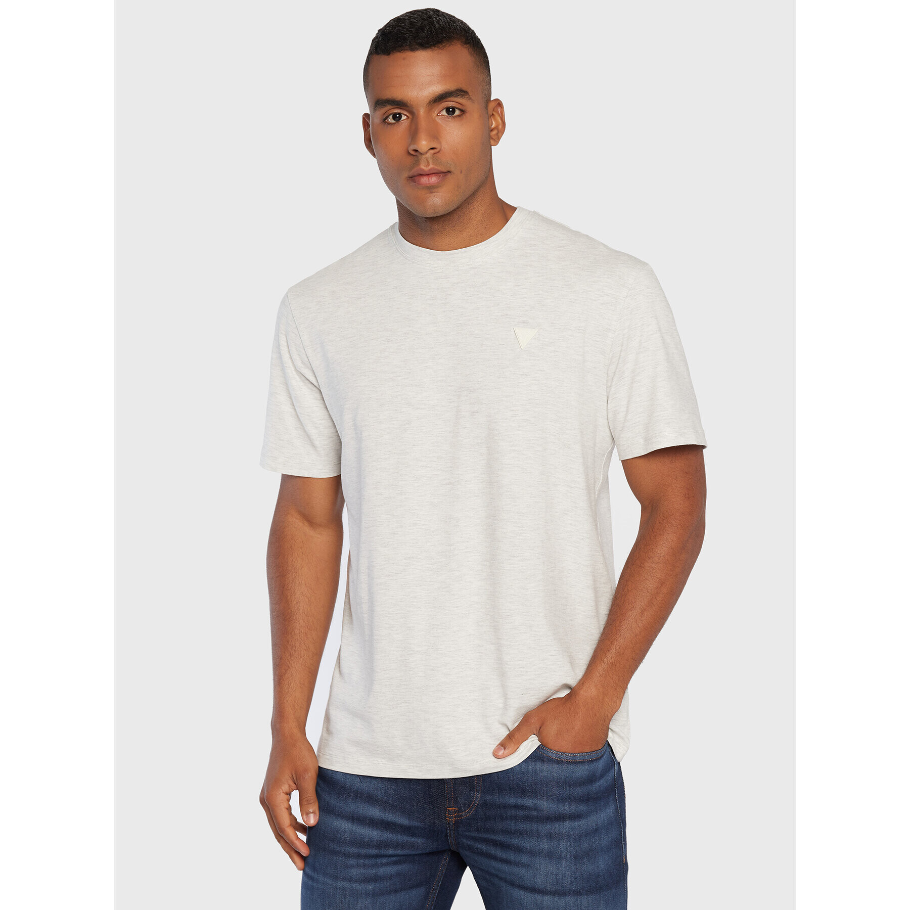 Guess Tricou Z2YI12 JR06K Gri Regular Fit - Pled.ro