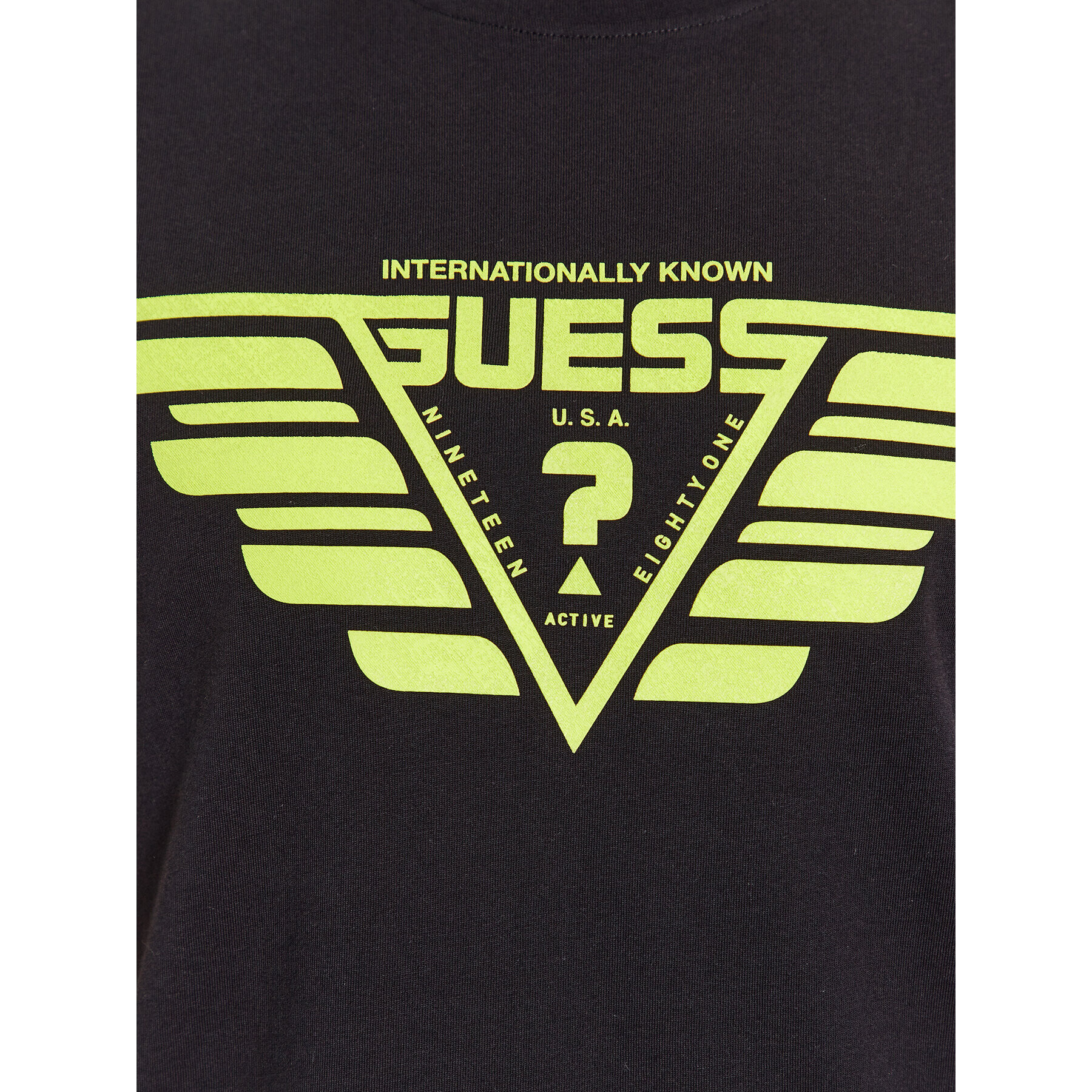 Guess Tricou Z3BI01 I3Z14 Negru Regular Fit - Pled.ro