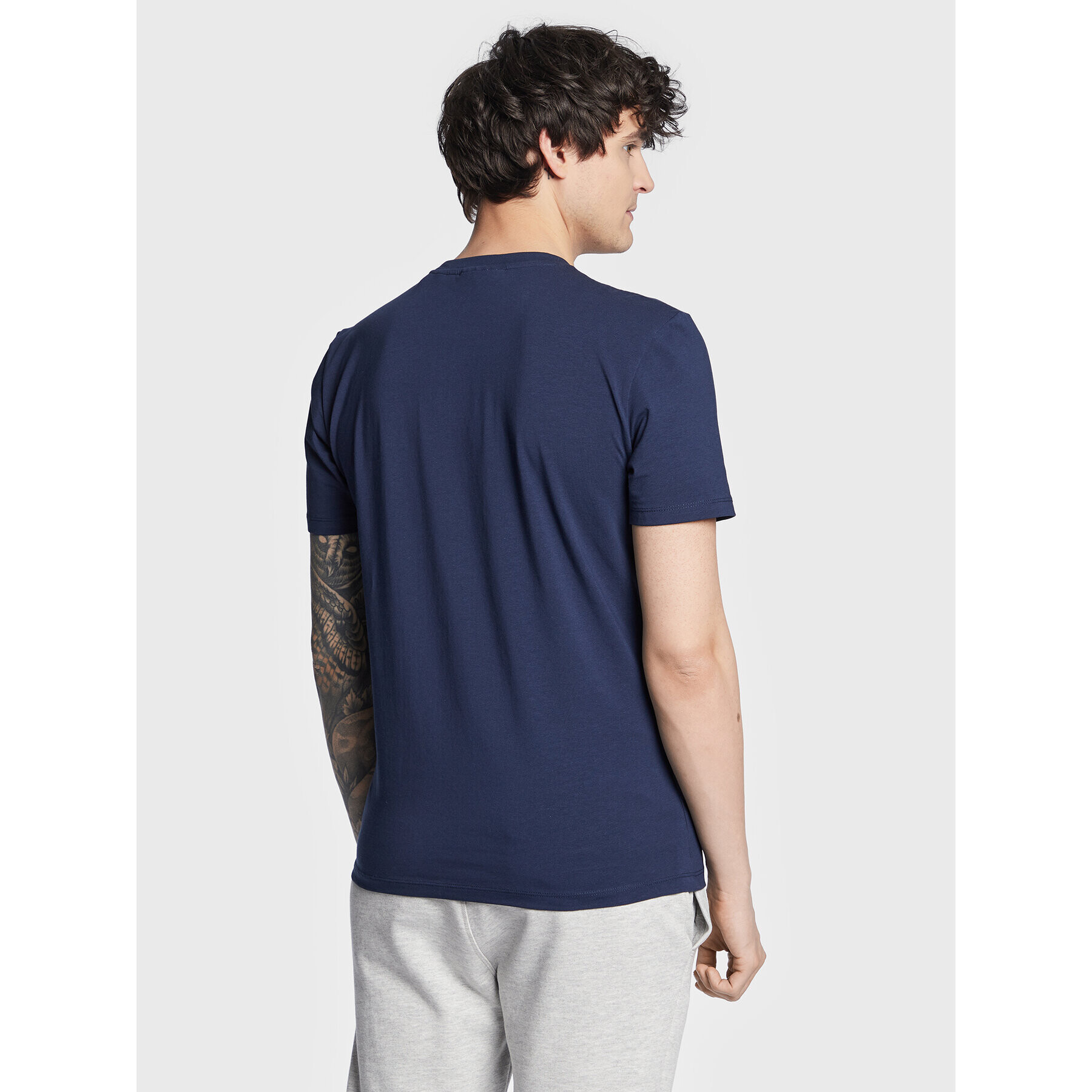 Guess Tricou Z3GI15 J1314 Bleumarin Slim Fit - Pled.ro