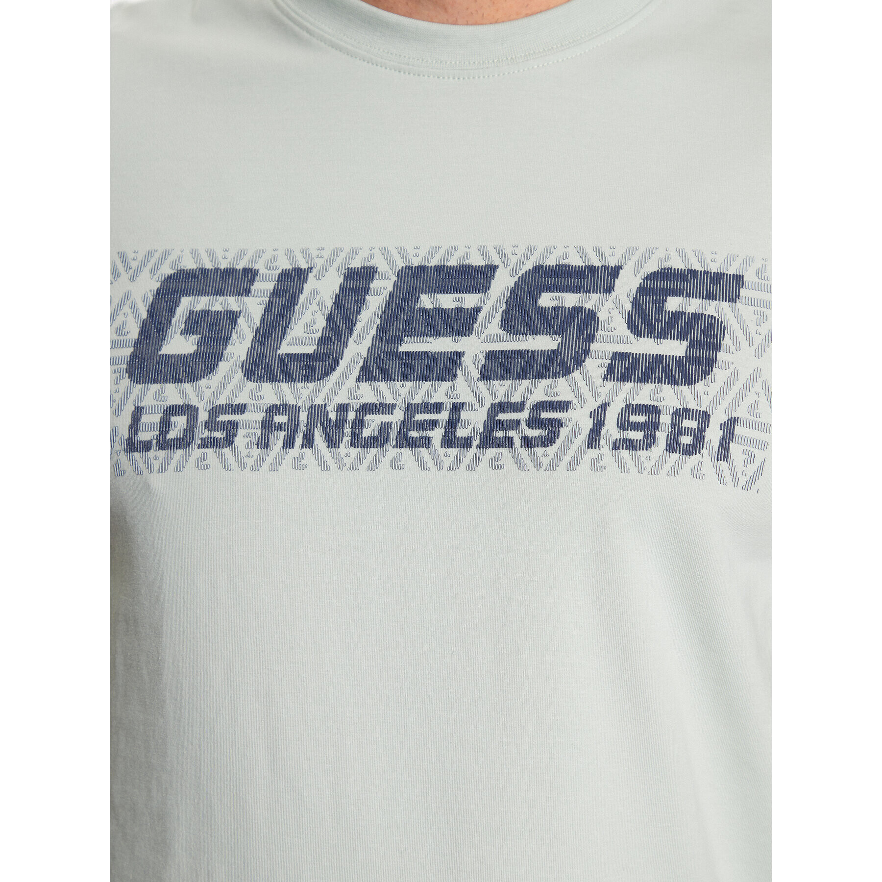 Guess Tricou Z3YI03 J1314 Bej Slim Fit - Pled.ro