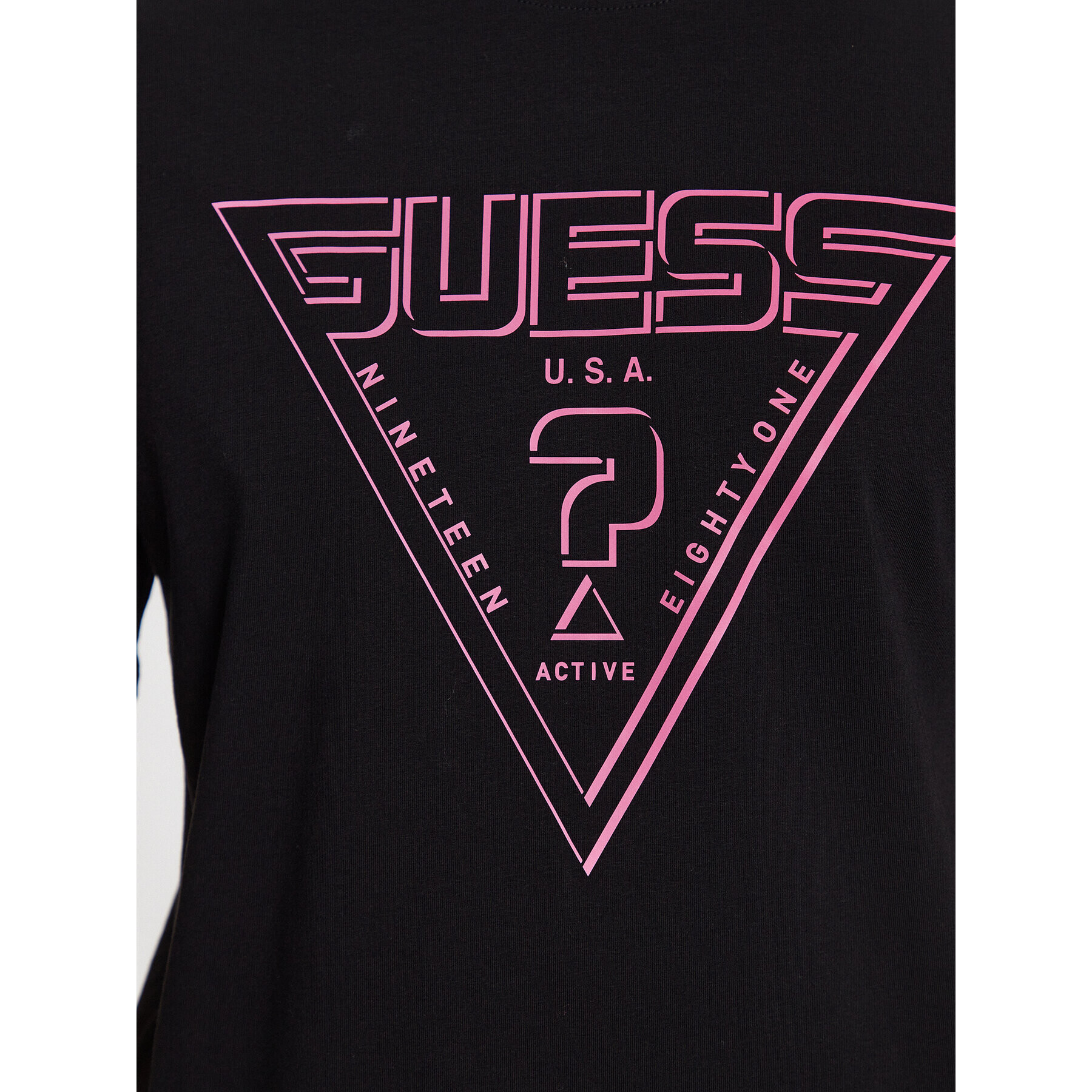 Guess Tricou Z3YI04 J1314 Negru Regular Fit - Pled.ro