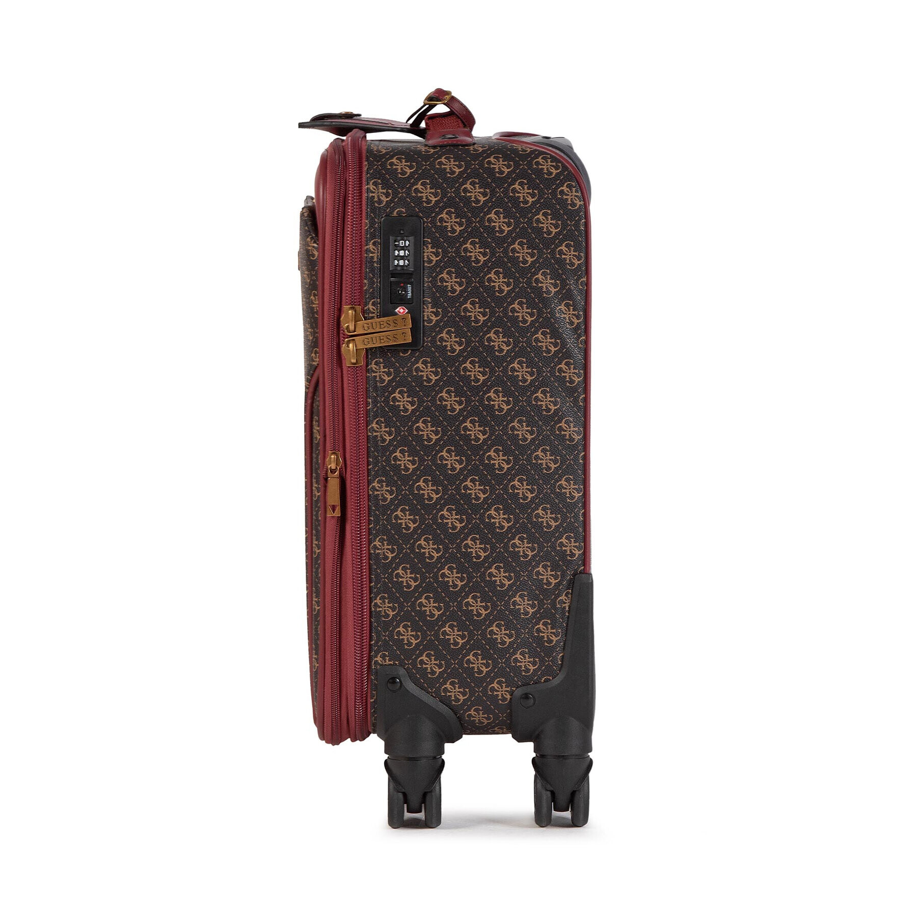 Guess Valiză Mică Rigidă Izzy (Q) Travel TWQ865 49830 Negru - Pled.ro