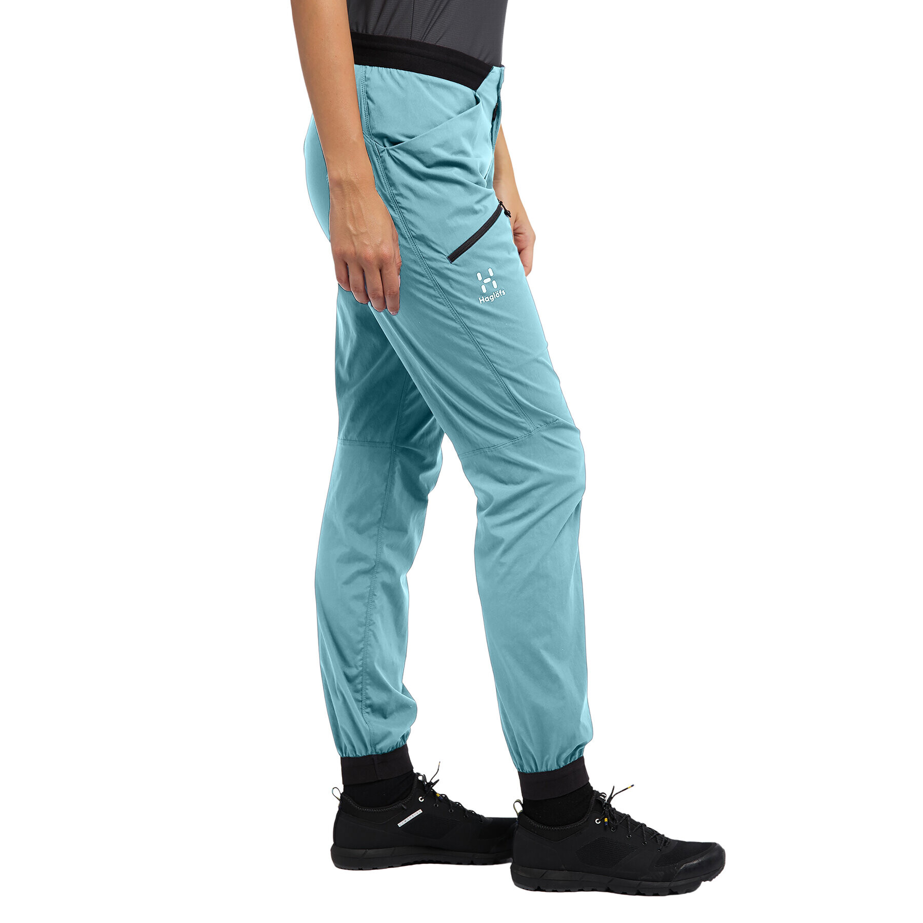 Haglöfs Pantaloni outdoor L.I.M Fuse 606937 Turcoaz Active Fit - Pled.ro