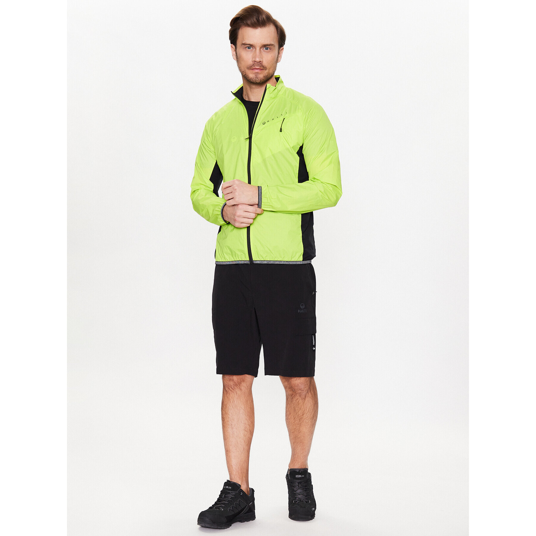 Halti Geacă de vânt Control M Windbreaker 086-0719 Verde Regular Fit - Pled.ro