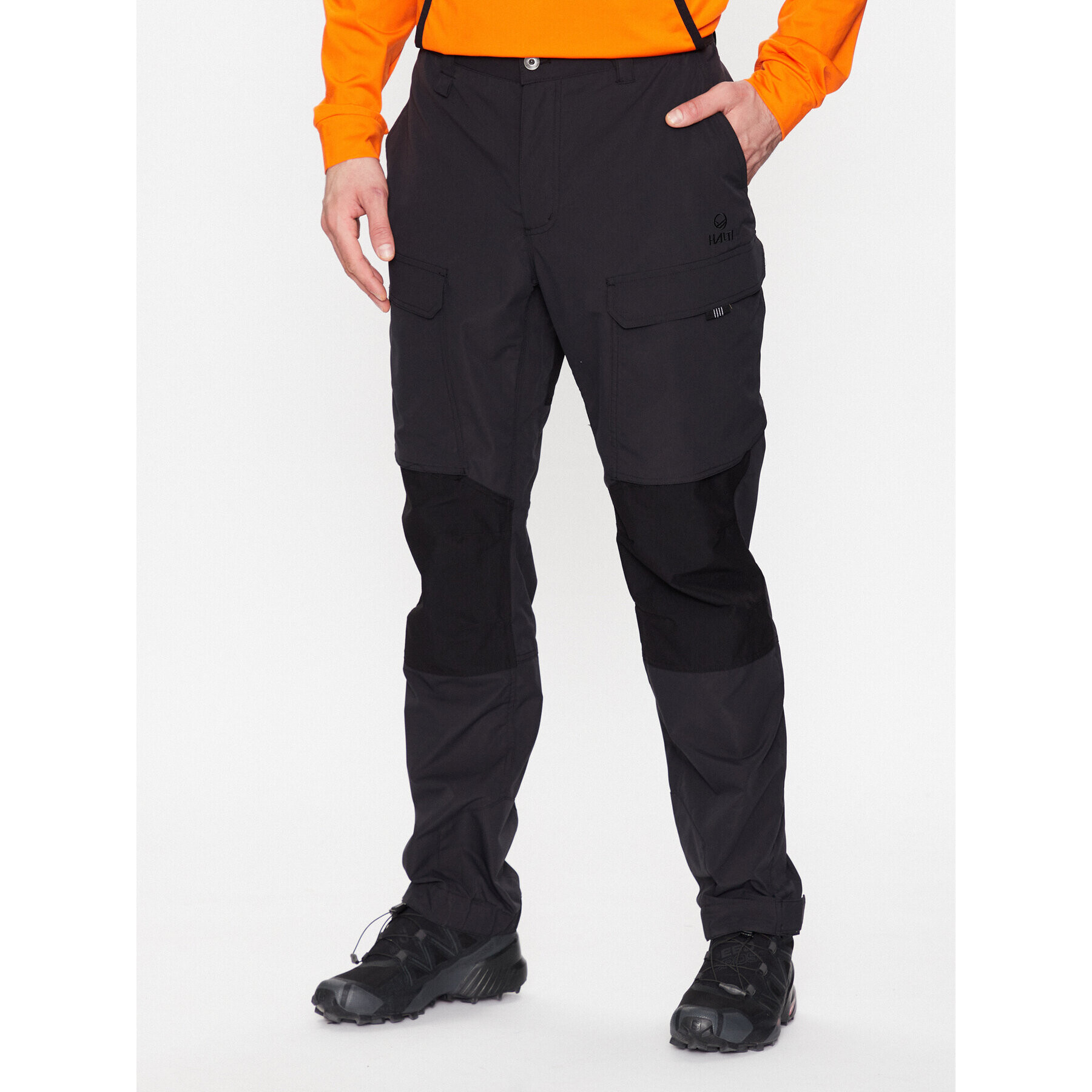 Halti Pantaloni outdoor Hiker 064-0619 Negru Regular Fit - Pled.ro