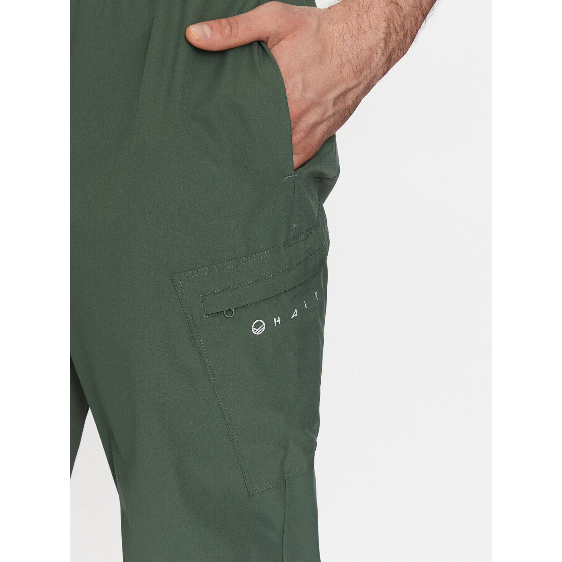 Halti Pantaloni outdoor Pallas 064-0624 Verde Relaxed Fit - Pled.ro