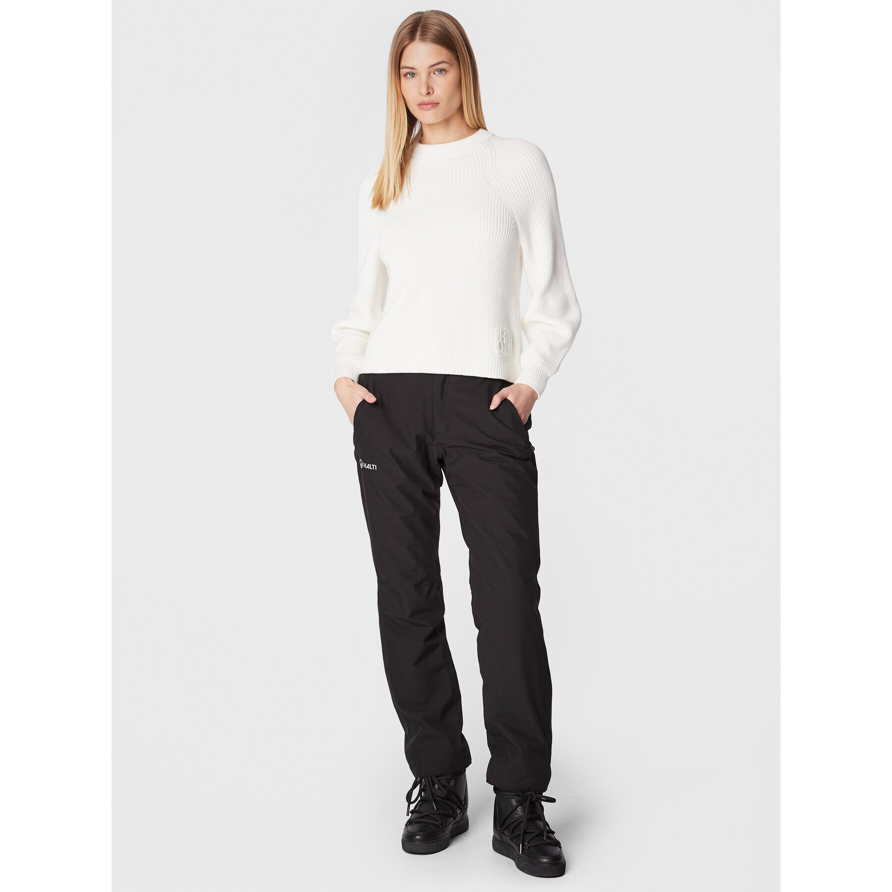 Halti Pantaloni pentru iarnă Luula 059-2532 Negru Regular Fit - Pled.ro