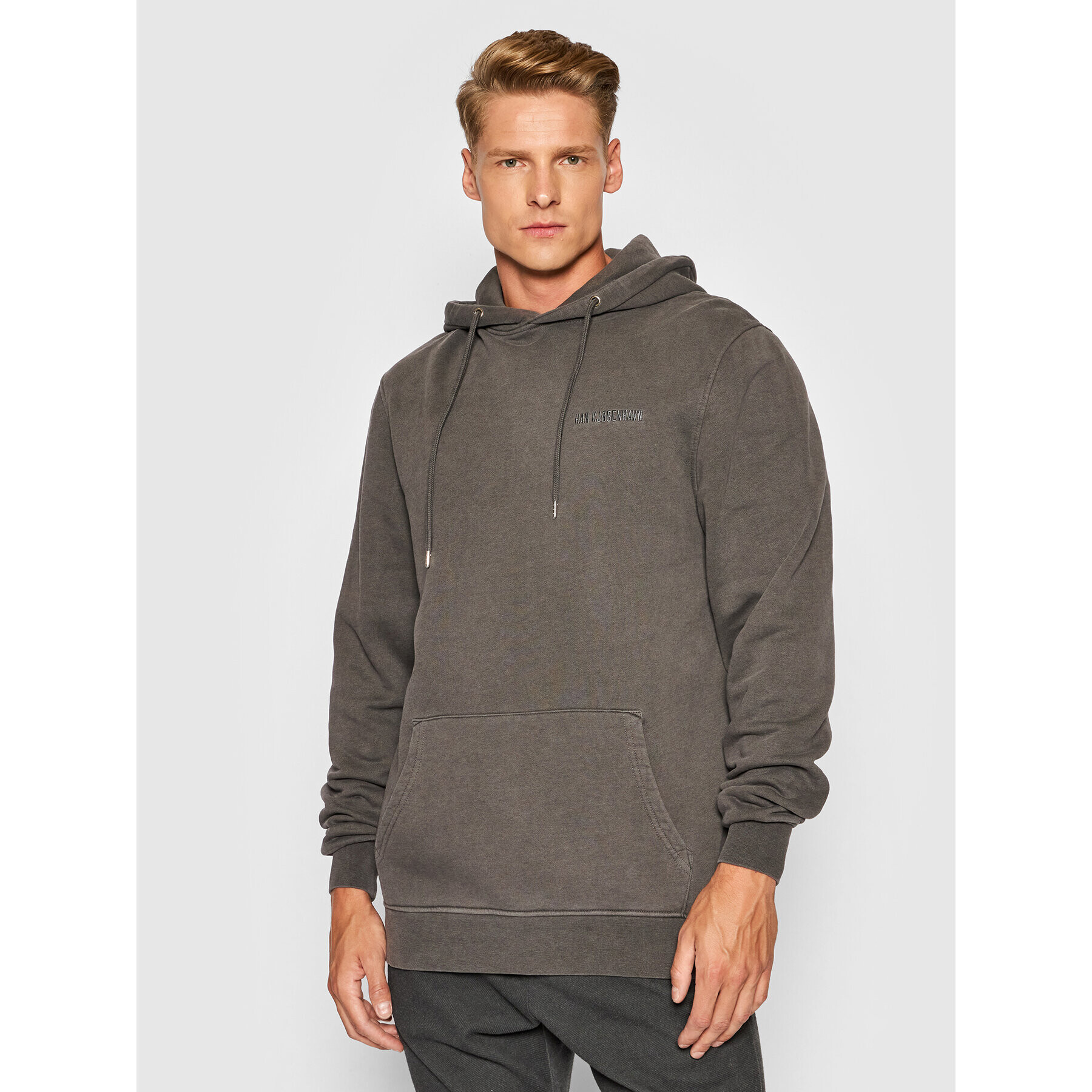 Han Kjøbenhavn Bluză M-90105 Gri Regular Fit - Pled.ro