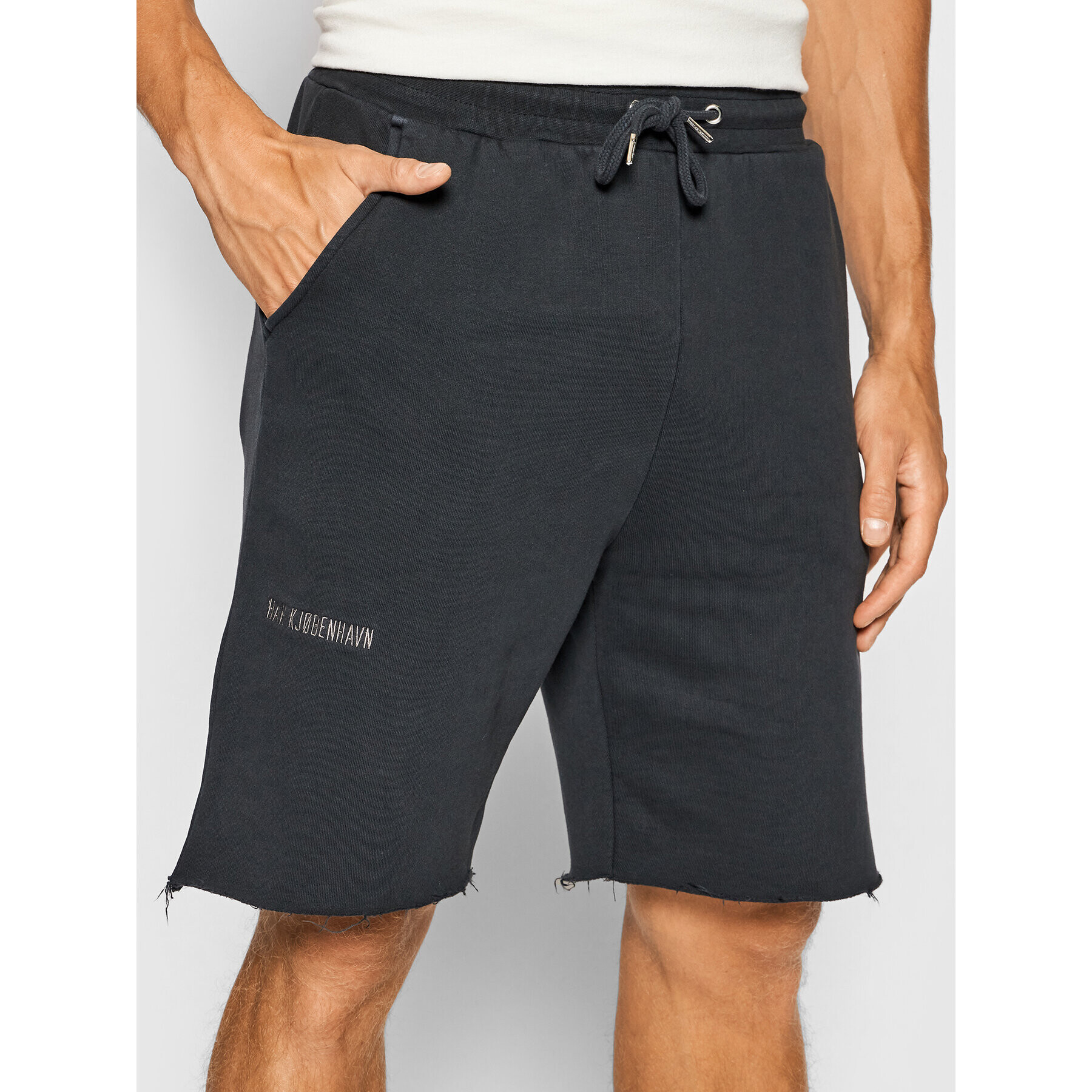 Han Kjøbenhavn Pantaloni scurți sport M-130414 Negru Regular Fit - Pled.ro