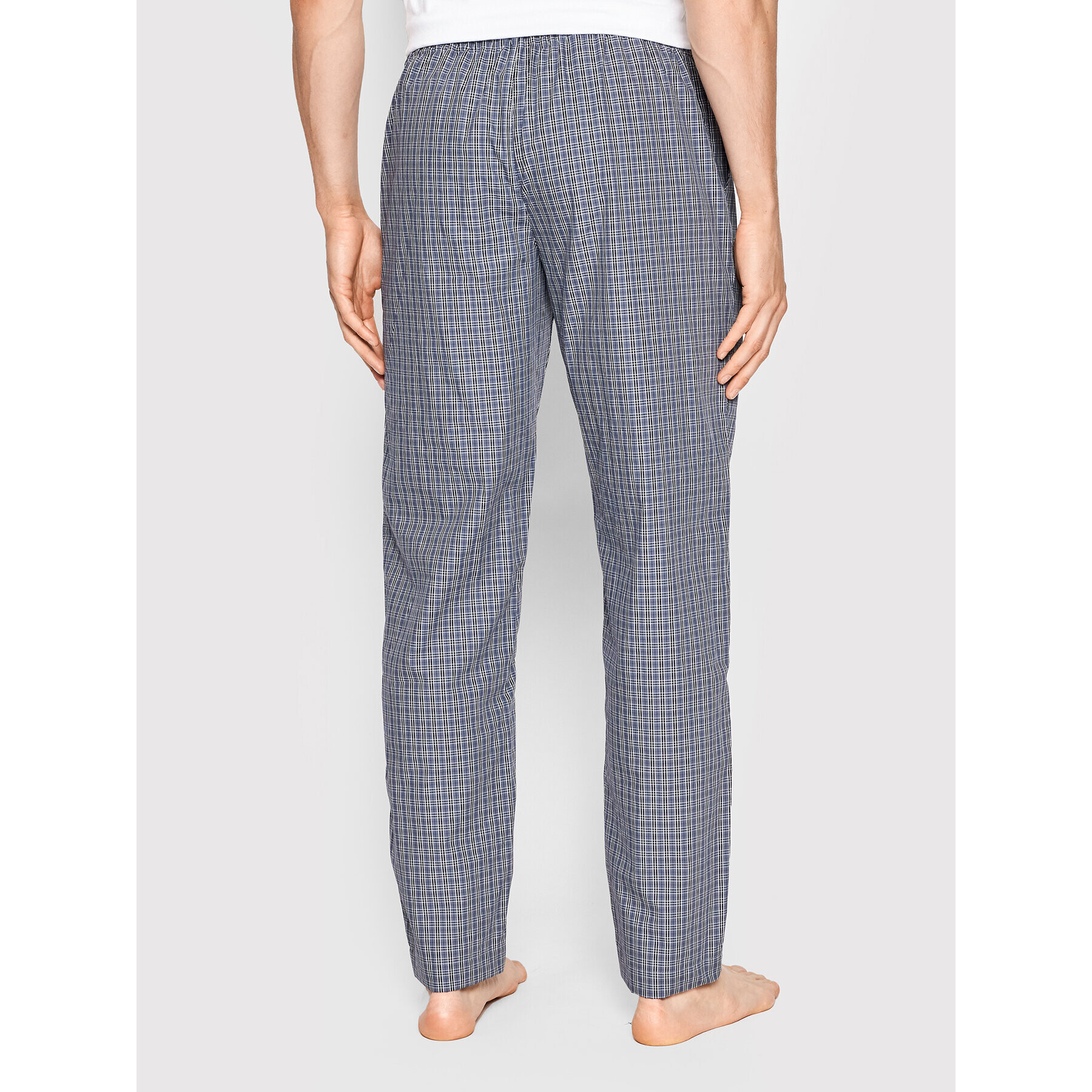 Hanro Pantaloni pijama Night&Day 5436 Bleumarin Regular Fit - Pled.ro